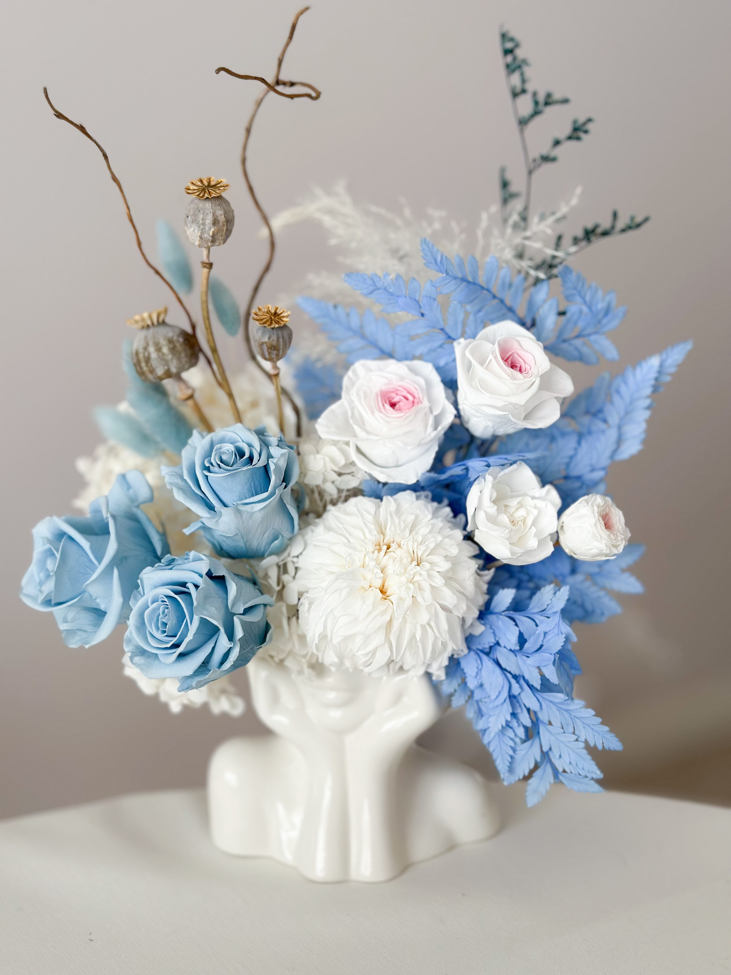 В наличии. Стабилизированные цветы Букеты Москва