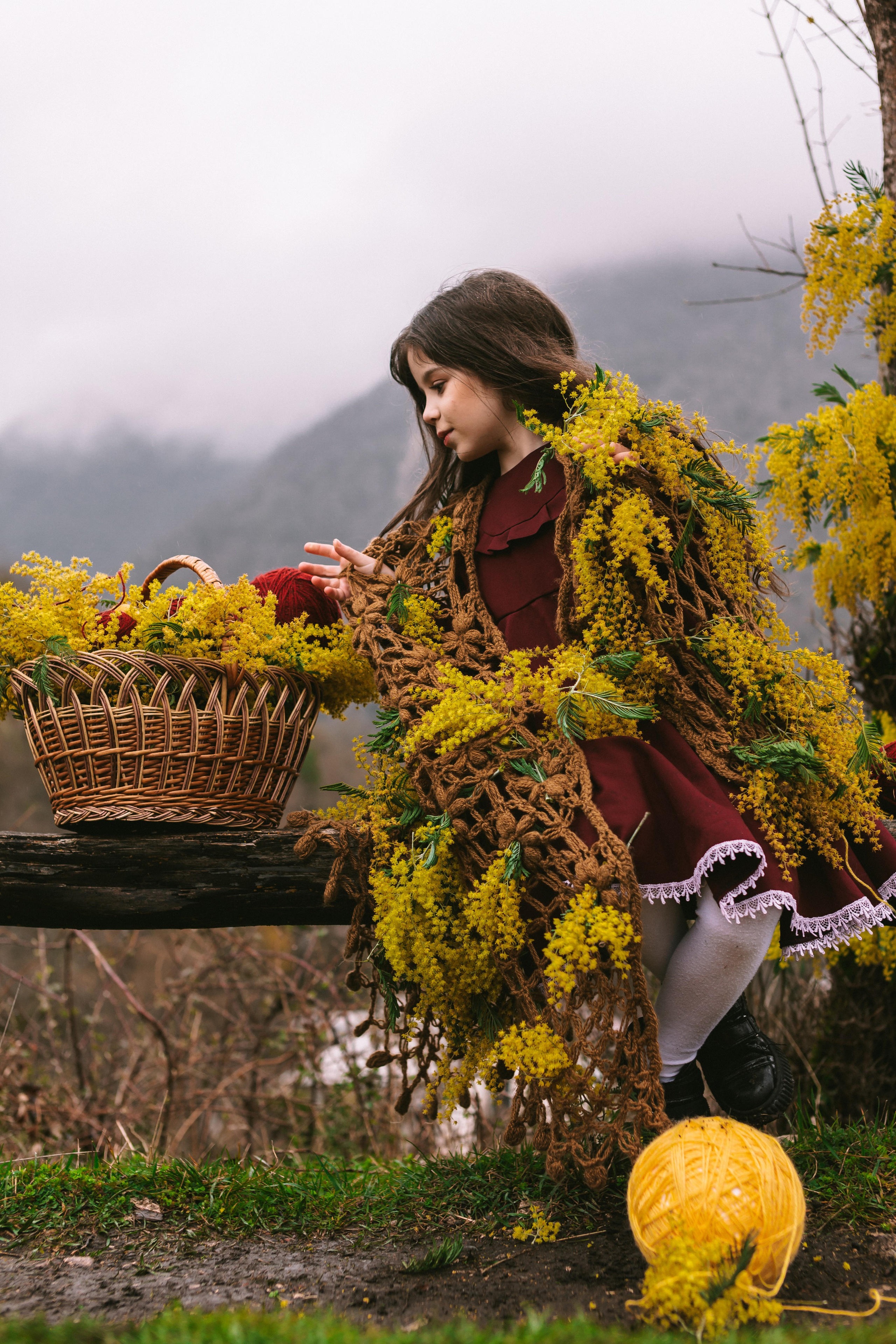 Девочка в горах. Семейный и художественный фотограф в Тюмени Юлия Логинова