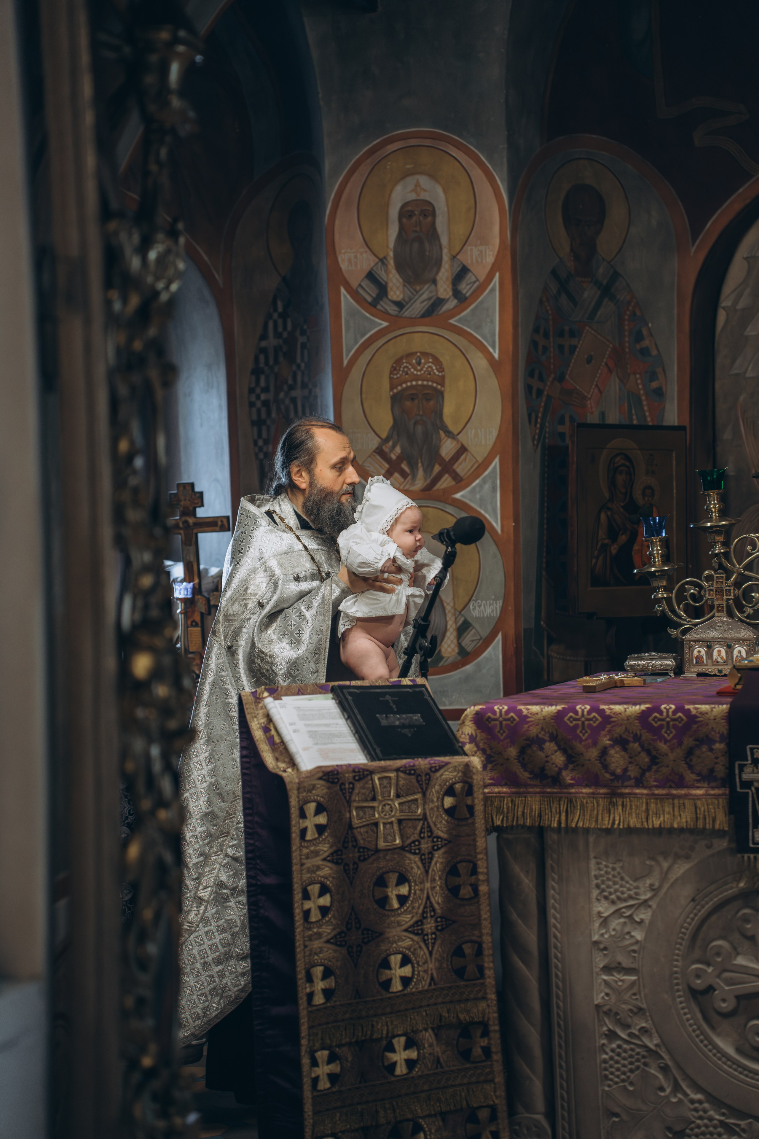 Таинство Крещения Александра. Фотограф Ольга Рубцова в Москве и Московской области