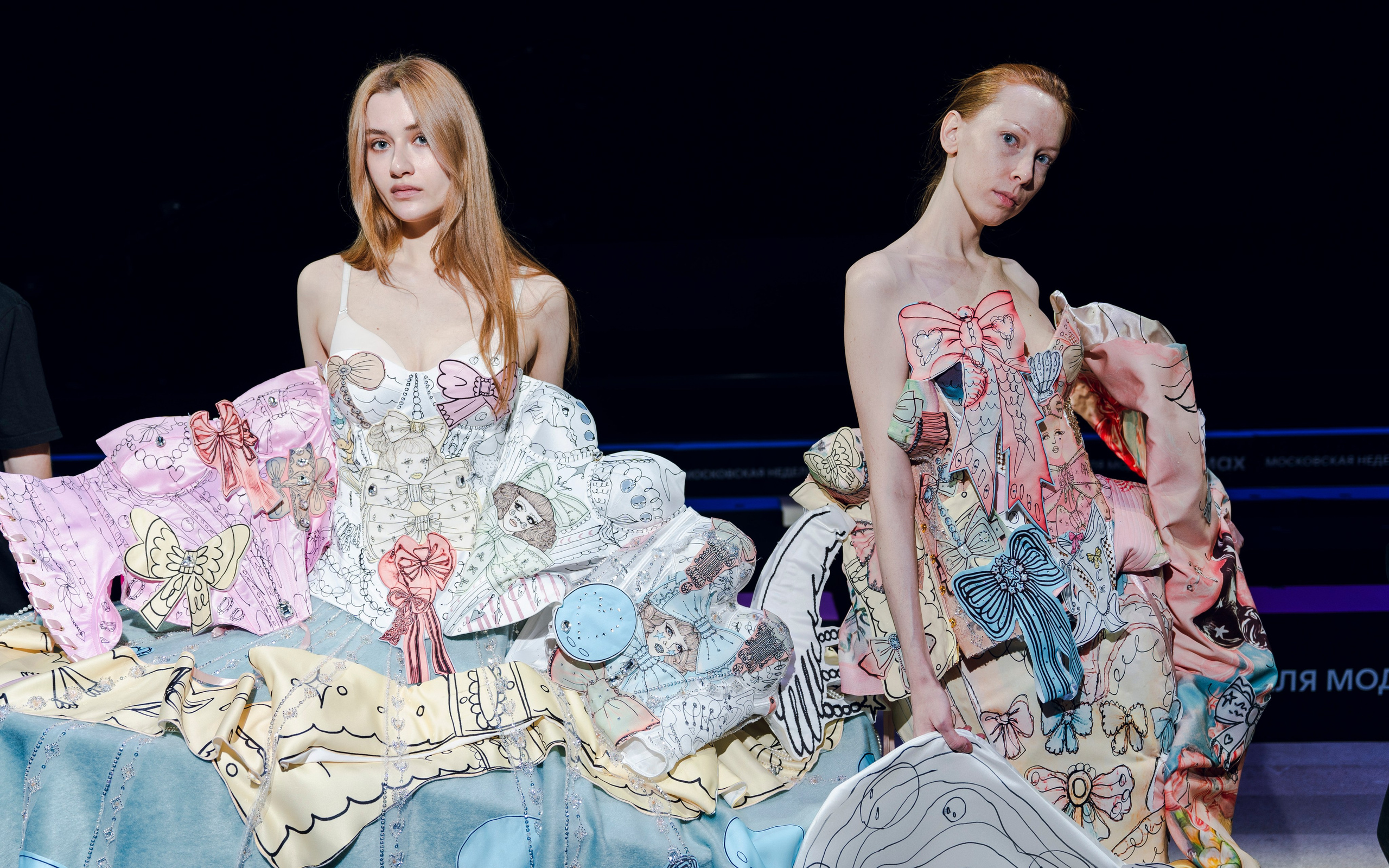 Показ Школы дизайна НИУ ВШЭ на Московской неделе моды. Фотограф в Москве Савкина Евгения