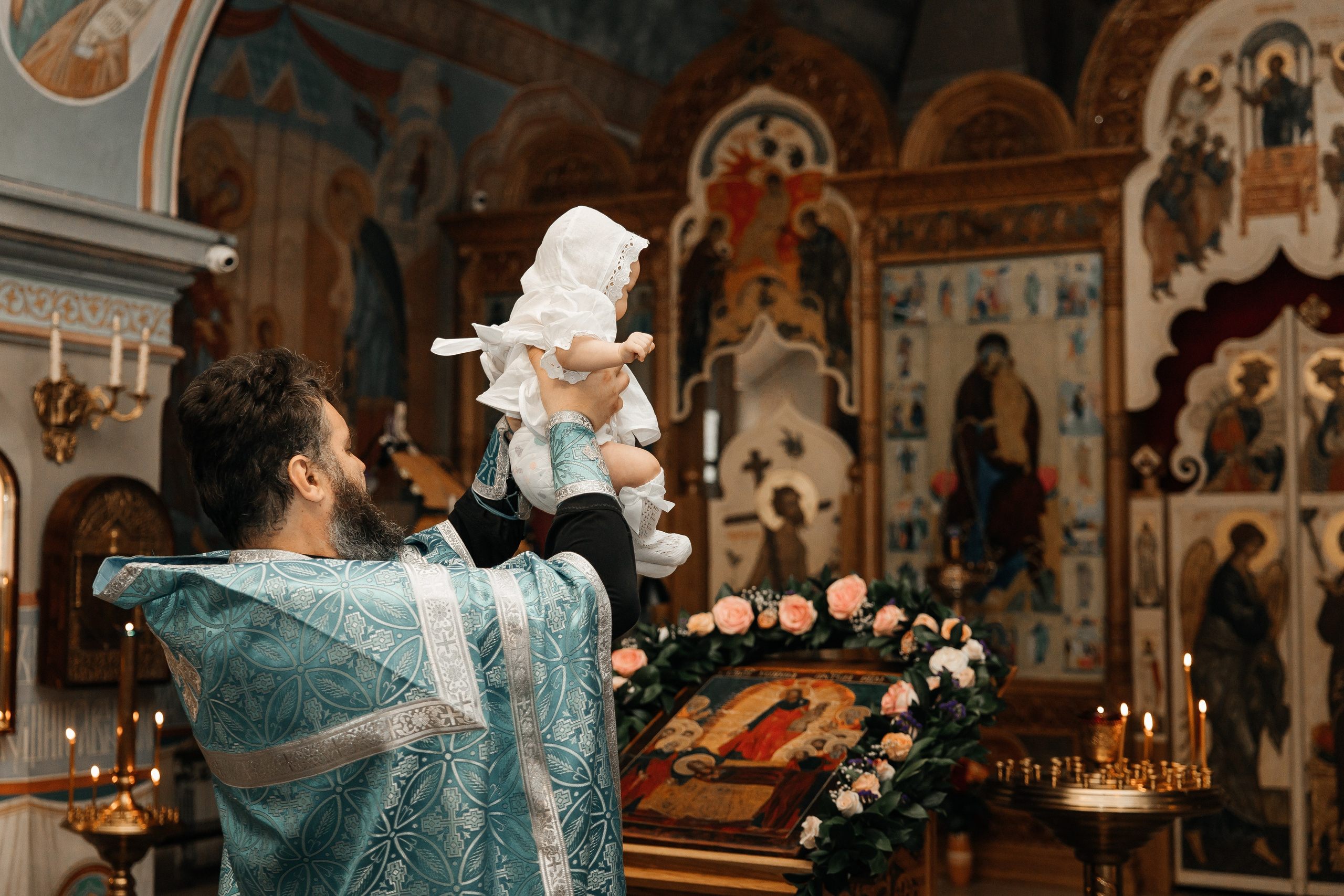 фотосессия крещения, крещение младенца, церемония крещения, фотограф на крещение, таинство крещения фотосессия