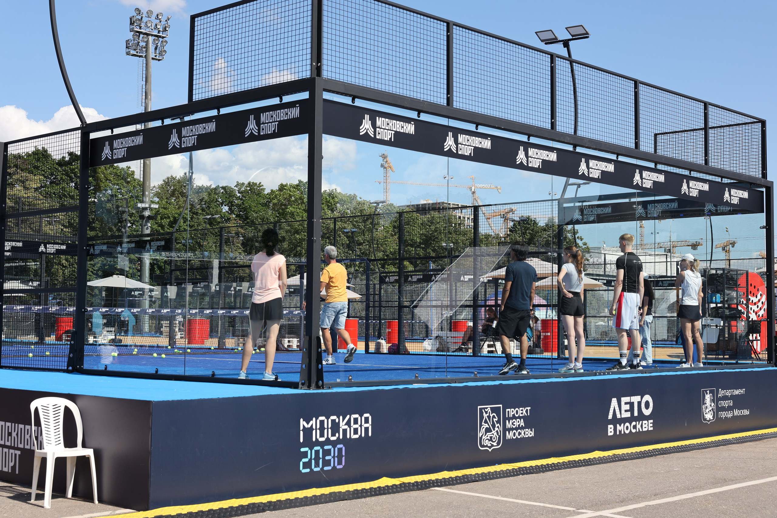 Мастер-класс по падел-теннису в Лужниках