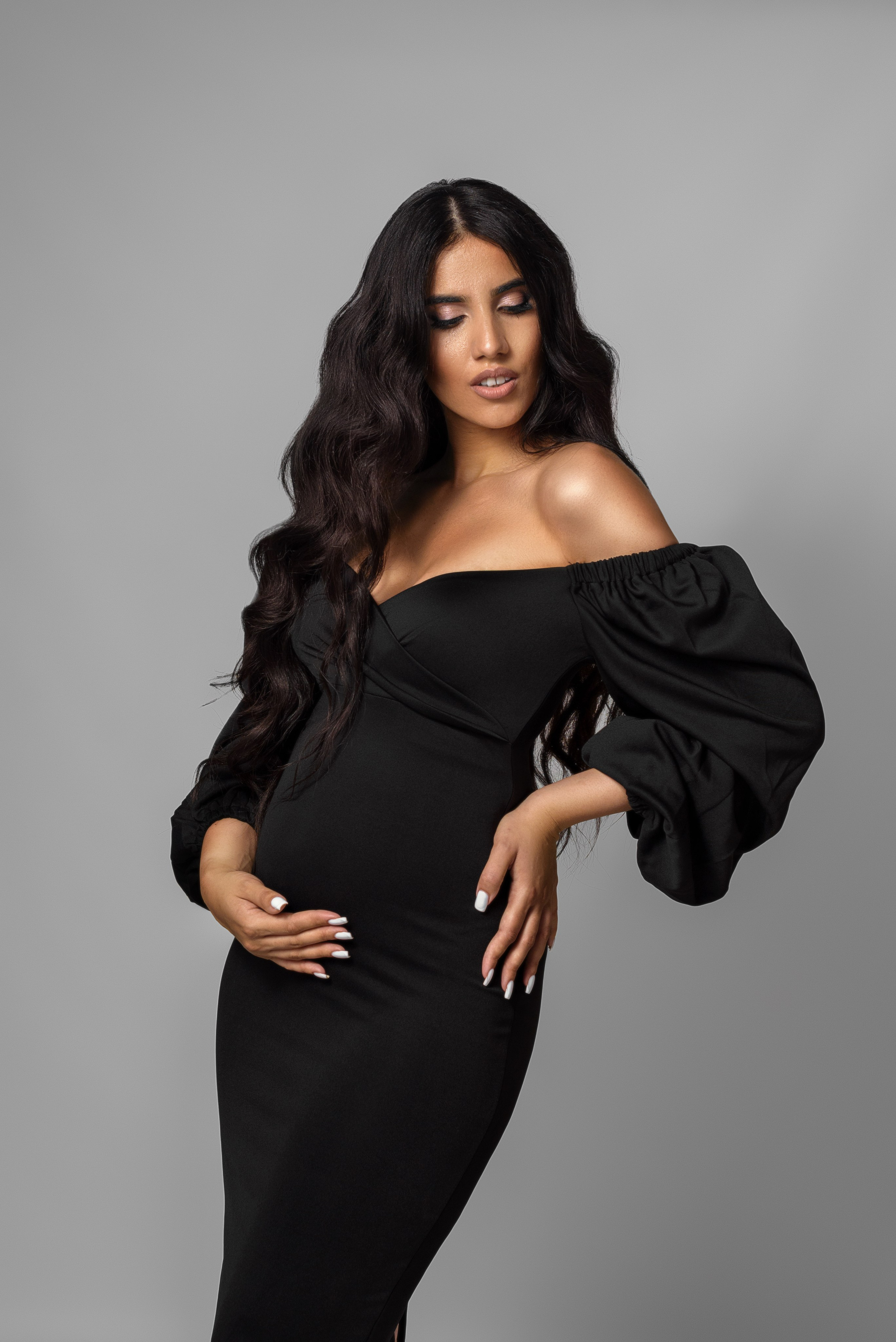 Стильная фотосессия беременности. Фотограф беременности и новорожденных в Рязани