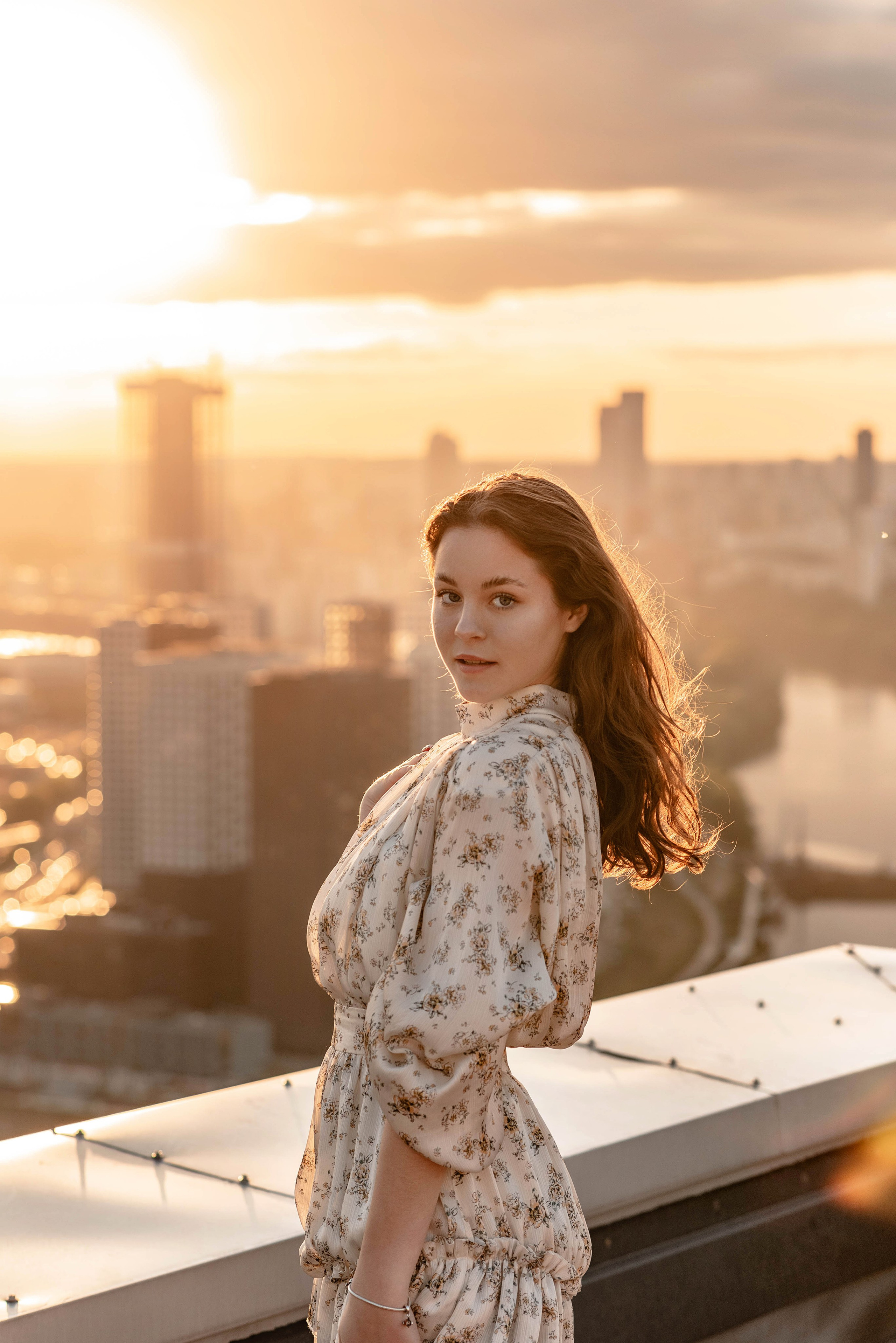 Закат на крыше. Фотограф Марина Кукляева