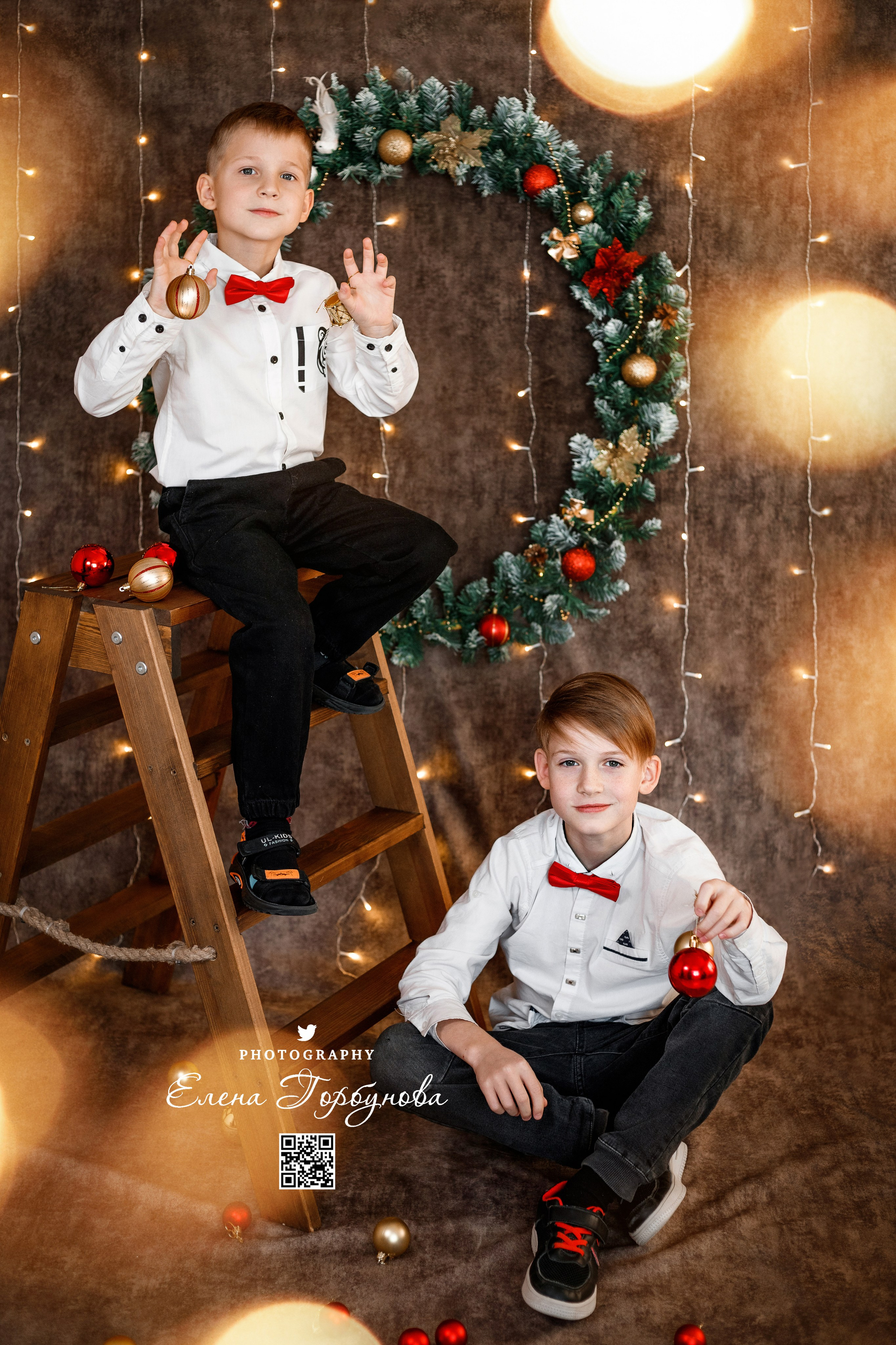 Моя студия. Фото проект Новогодняя открытка. Ноябрь 2023 г. Фотограф Пермь. Свадьбы. Семья и дети, школа, д. сад. Фотокниги