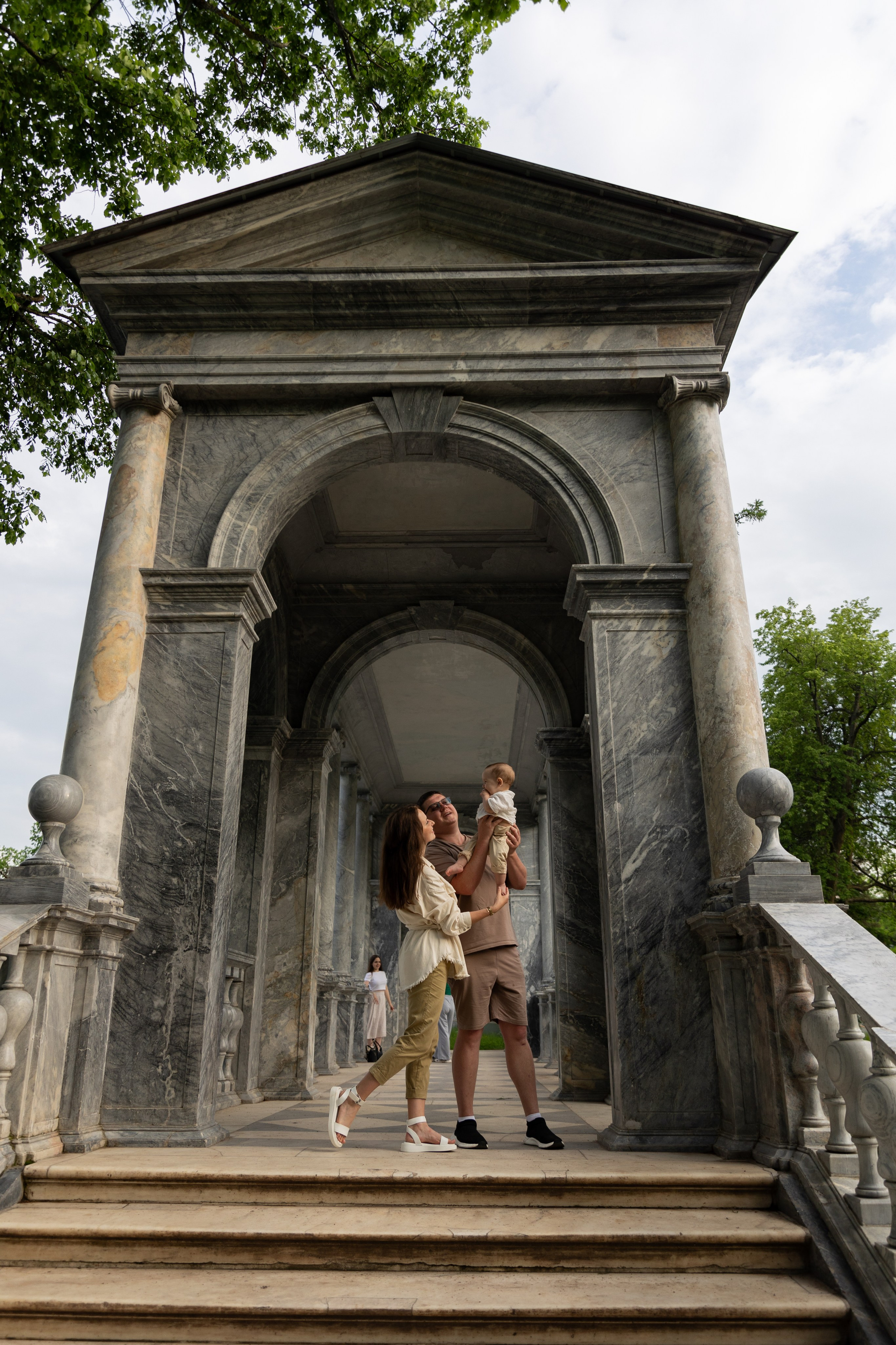 Семейная фотопрогулка в Пушкине. Семейный и свадебный фотограф в Санкт-Петербурге Татьяна Швыкова