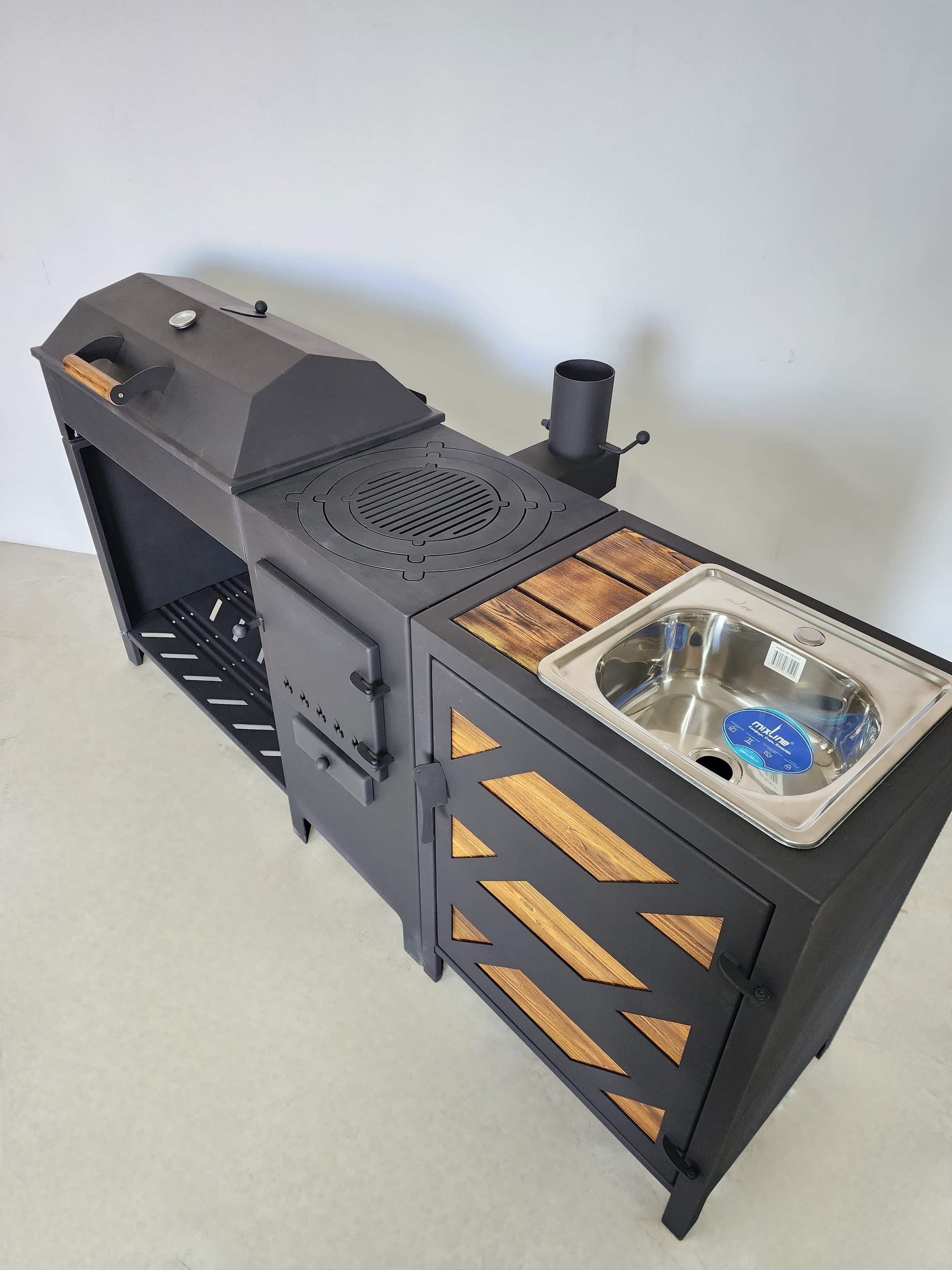 Джета с мойкой. Купить / заказать мангал для дома в Краснодаре от производителя «Мангал Мастер»