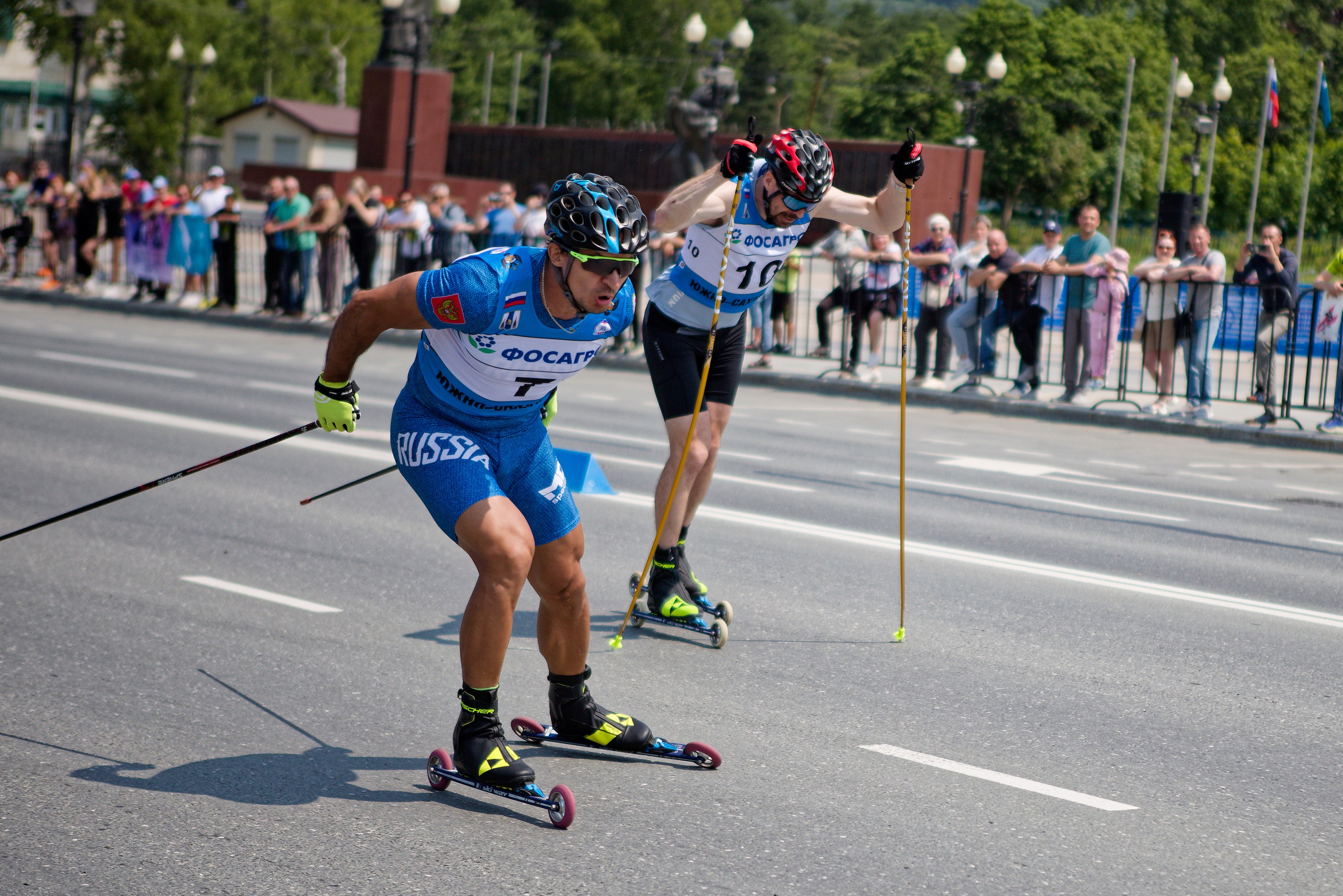 II этап Кубка России по лыжероллерам. Кутузов Евгений Фотограф в Южно-Сахалинске