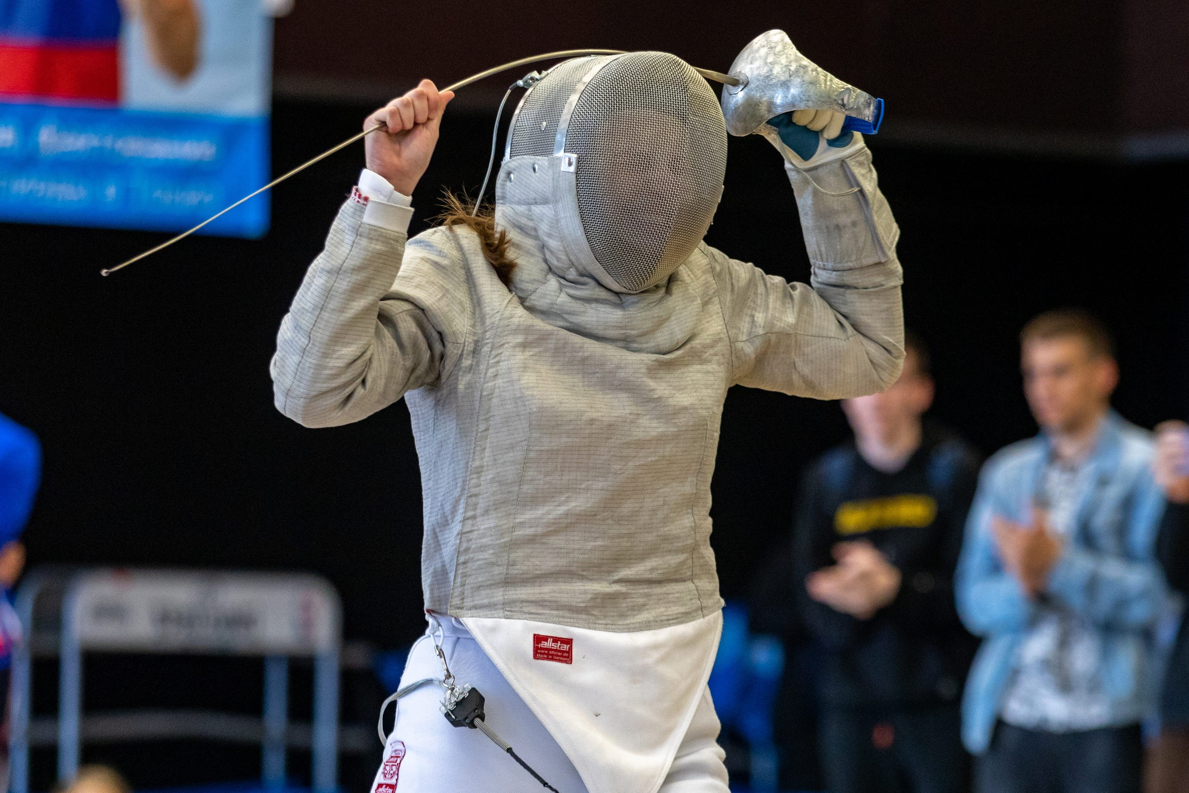 спортивная фотография, фехтование, эмоции спортсмена