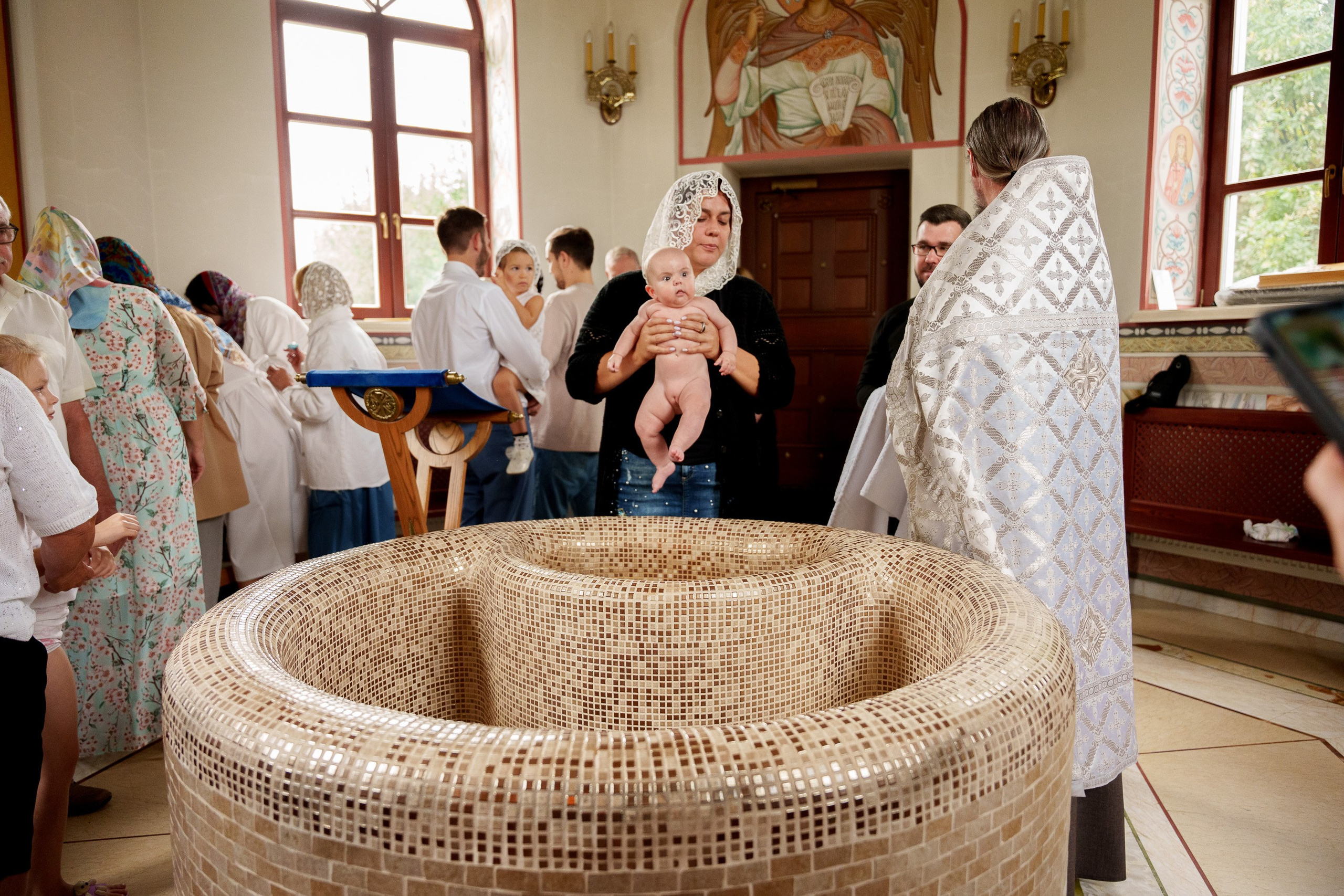 Крещение Софии. Фотограф Юлия Попова