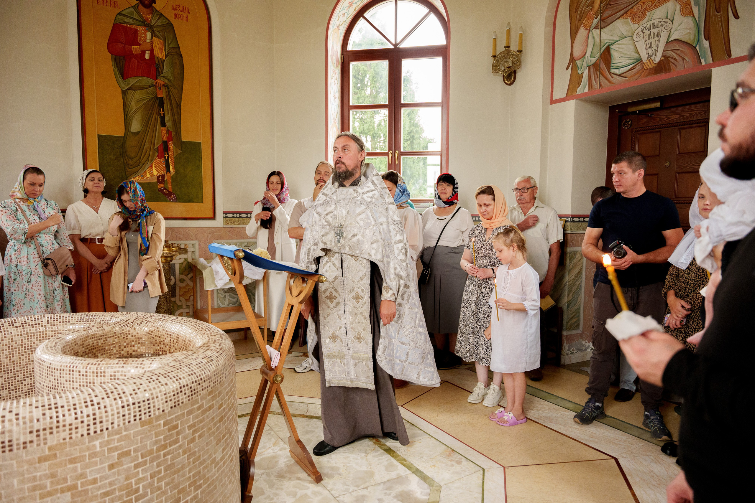 Крещение Полины. Фотограф Юлия Попова