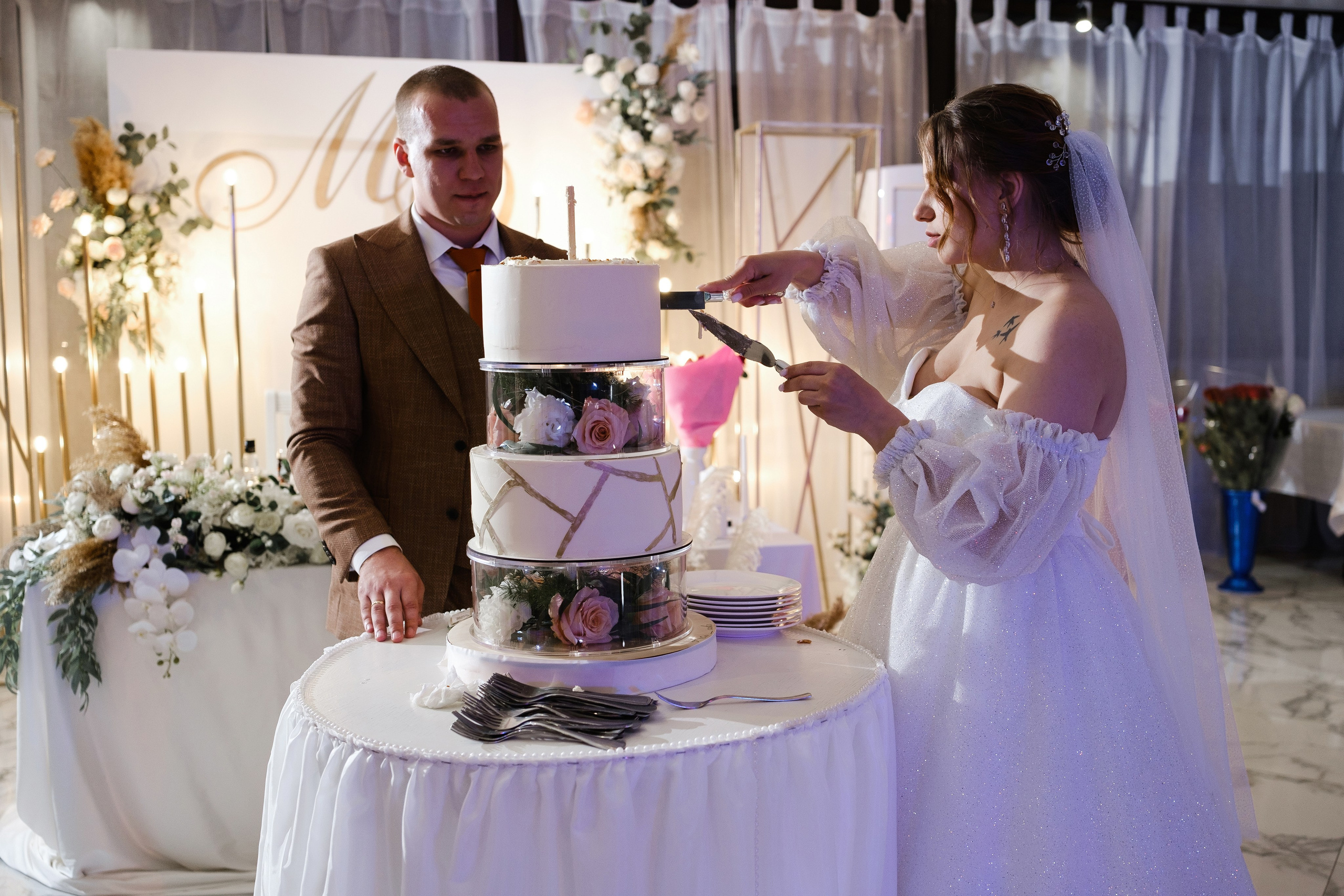 Максим и Дарья. Свадебный фотограф | репортаж | праздники | крещение