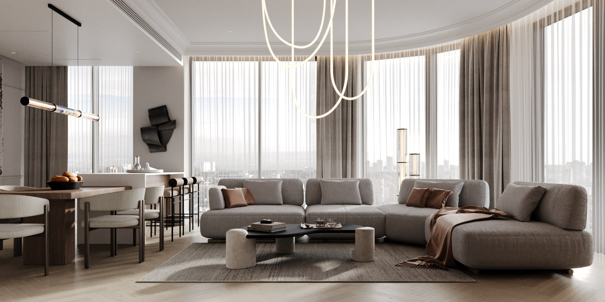 ЖК Victory Park Residence. Kod Interiors | Дизайнер интерьеров Кораблина Кристина