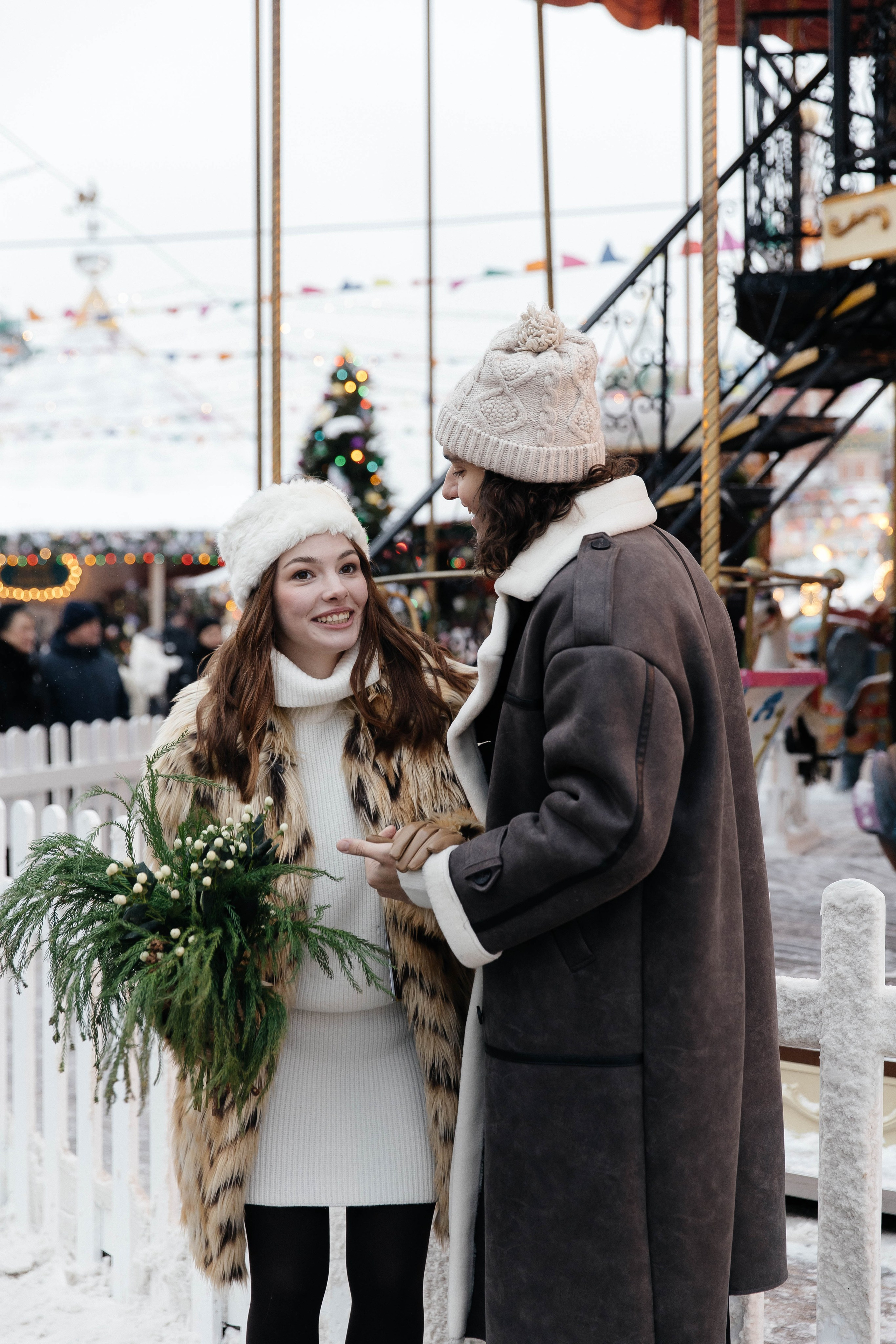 Зимняя история любви. Фотограф индивидуальных женских портретов и LOVEstory в Москве