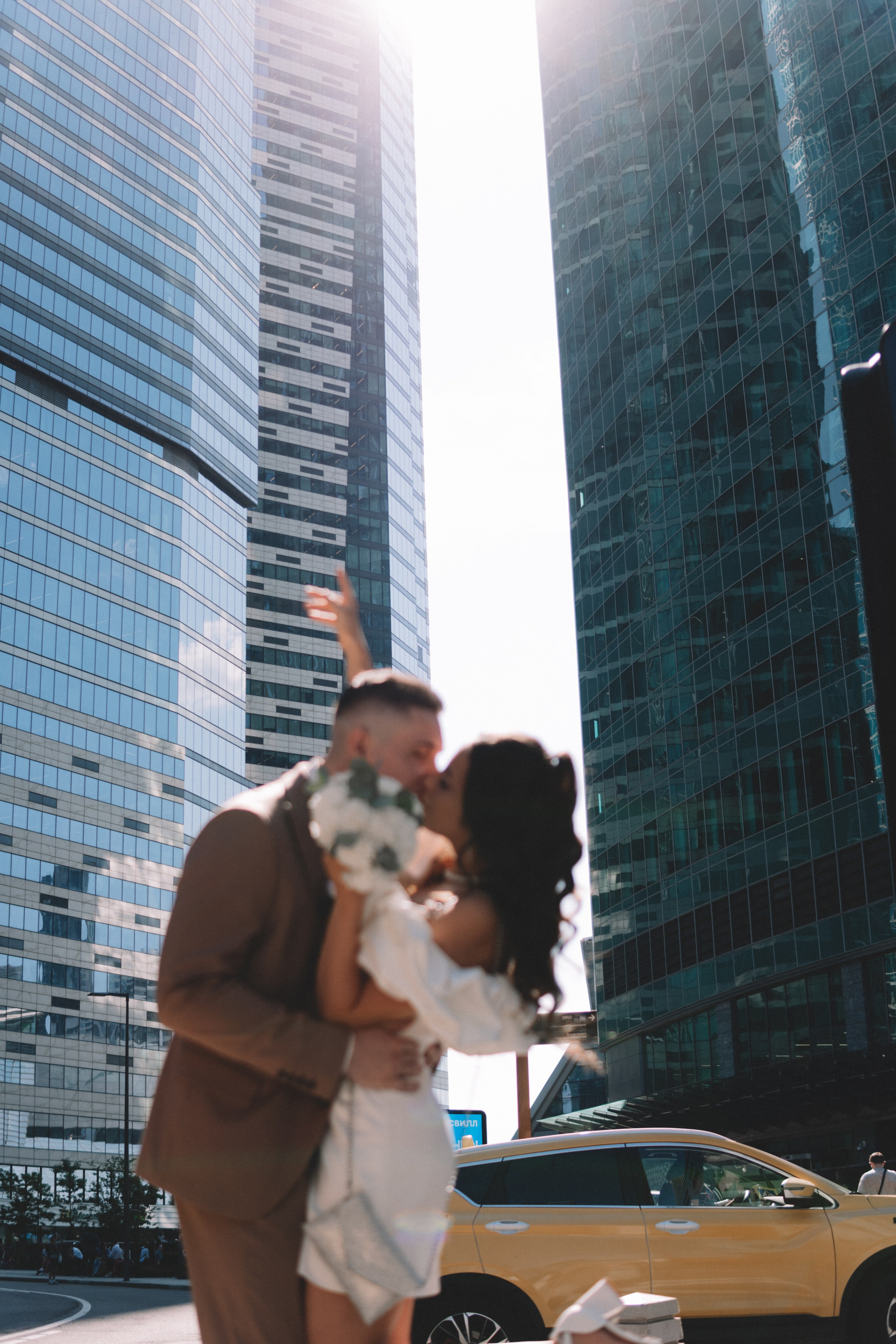 Свадебная фотосессия Москва сити. Фотограф Наталья Воронина Москва