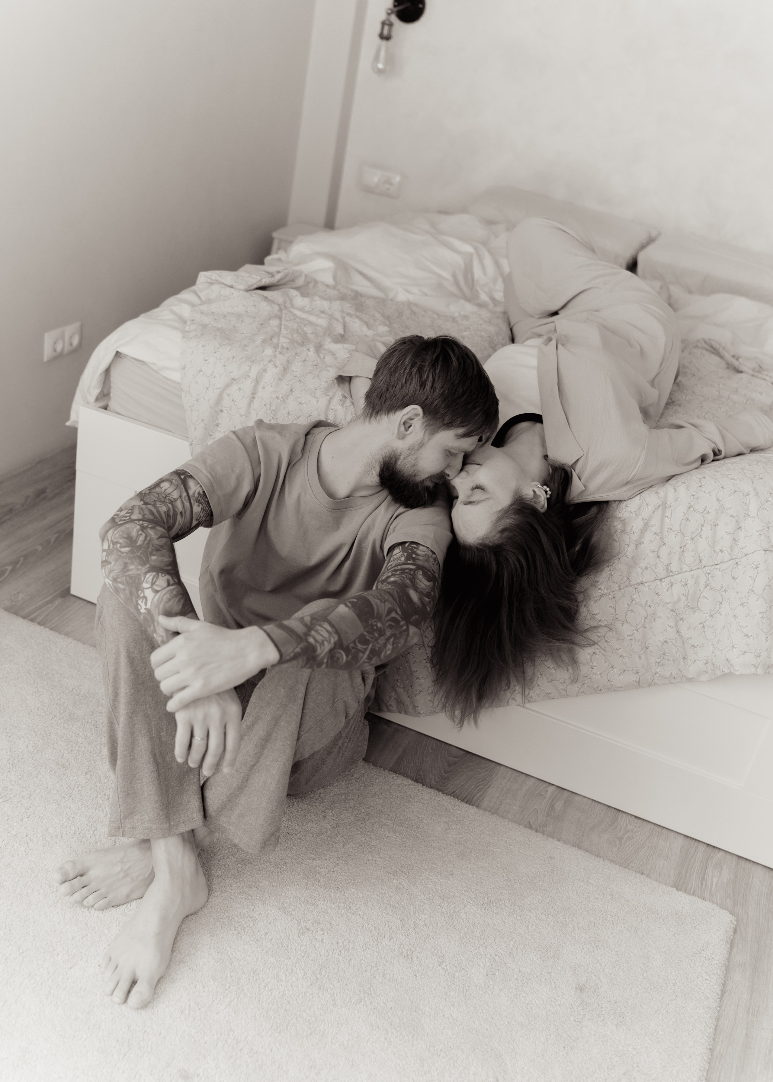 Катя и Андрей | домашняя. Фотограф в Новосибирске Диана Ильиных