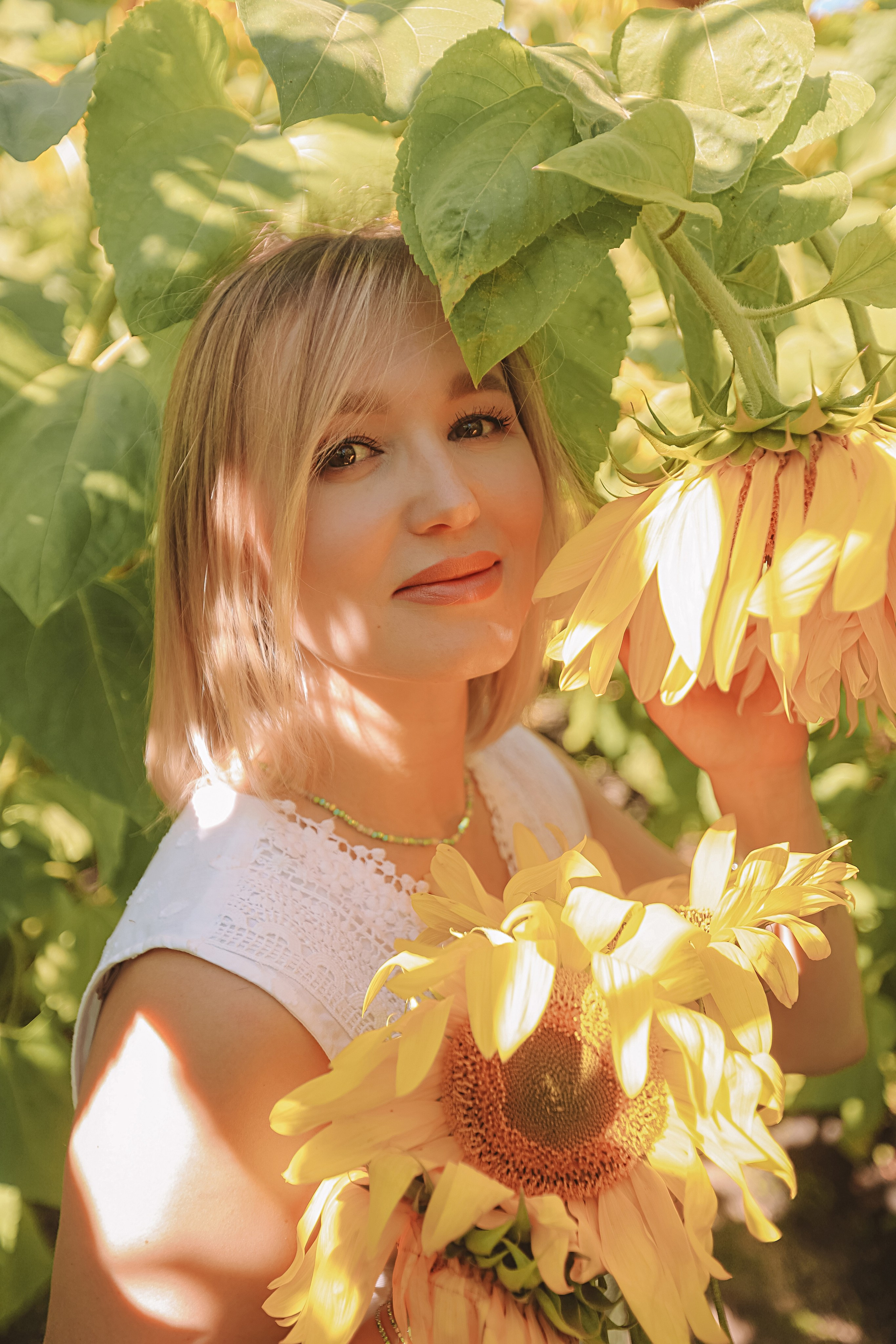 Подсолнухи. Семейный фотограф Тюмень, фотограф на роды Салмина Мария