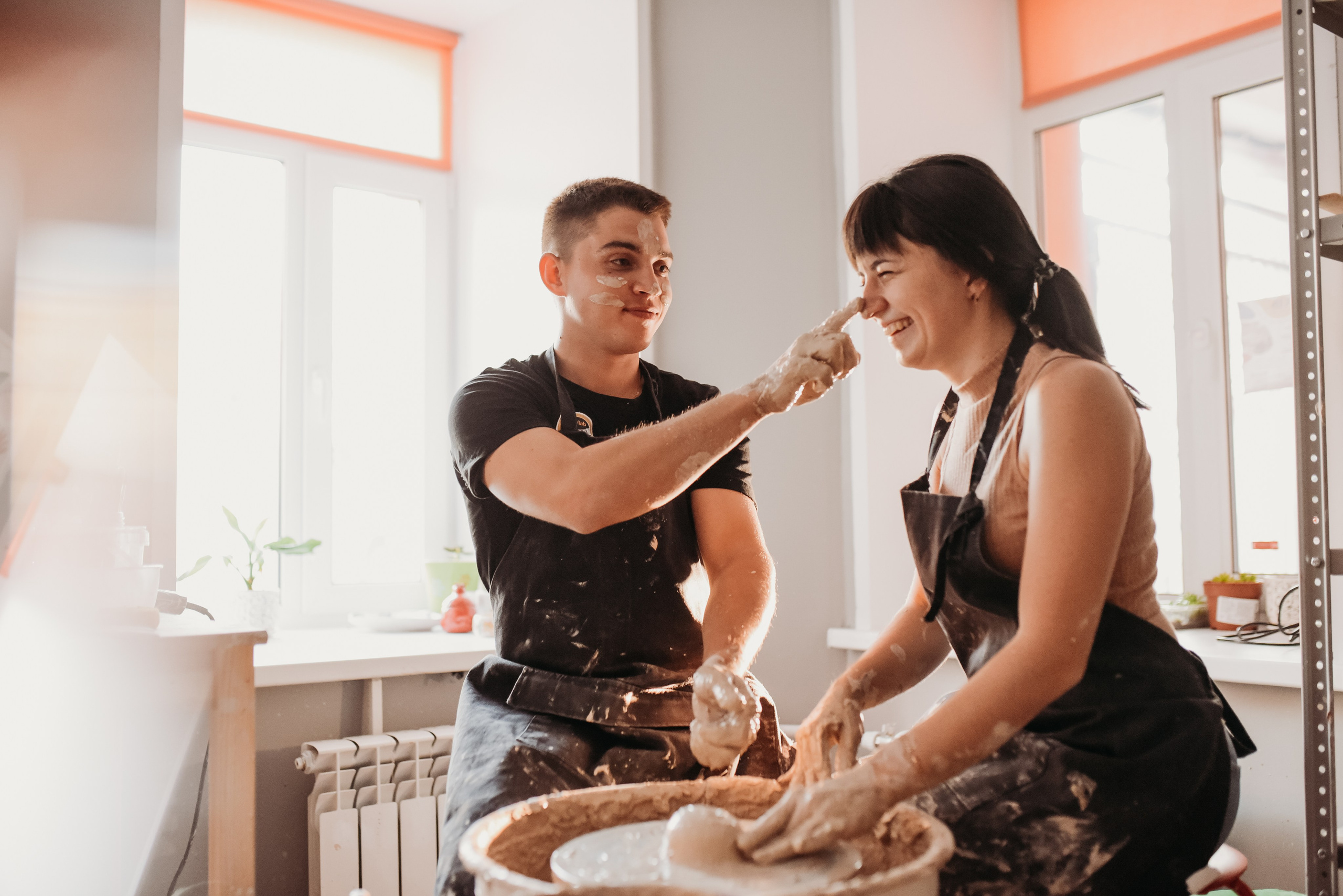 Love Story в гончарной мастерской. Семейный фотограф Олеся Батурина Рязань