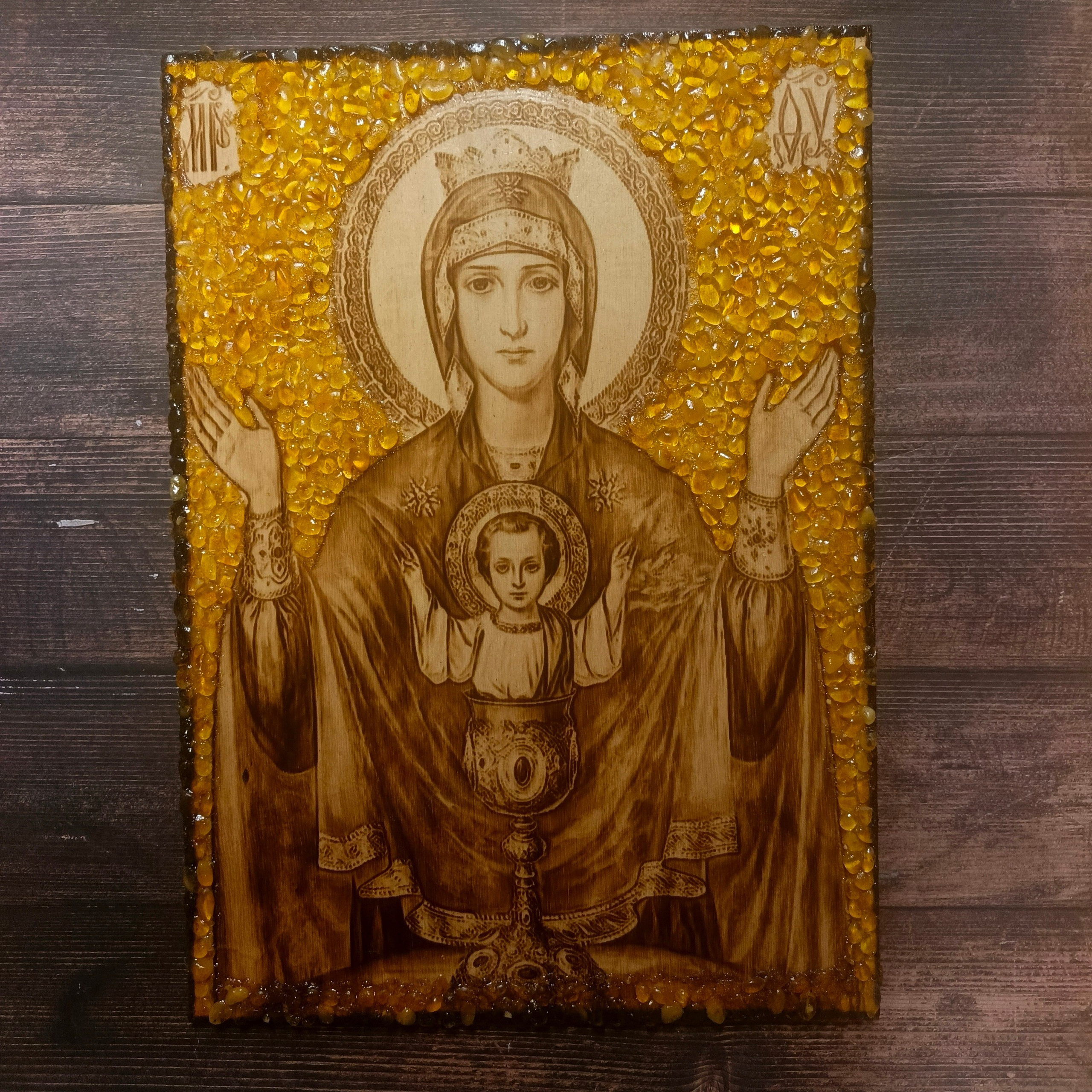 КАРТИНЫ С ЯНТАРЁМ. Выжигания картин и портретов по фото