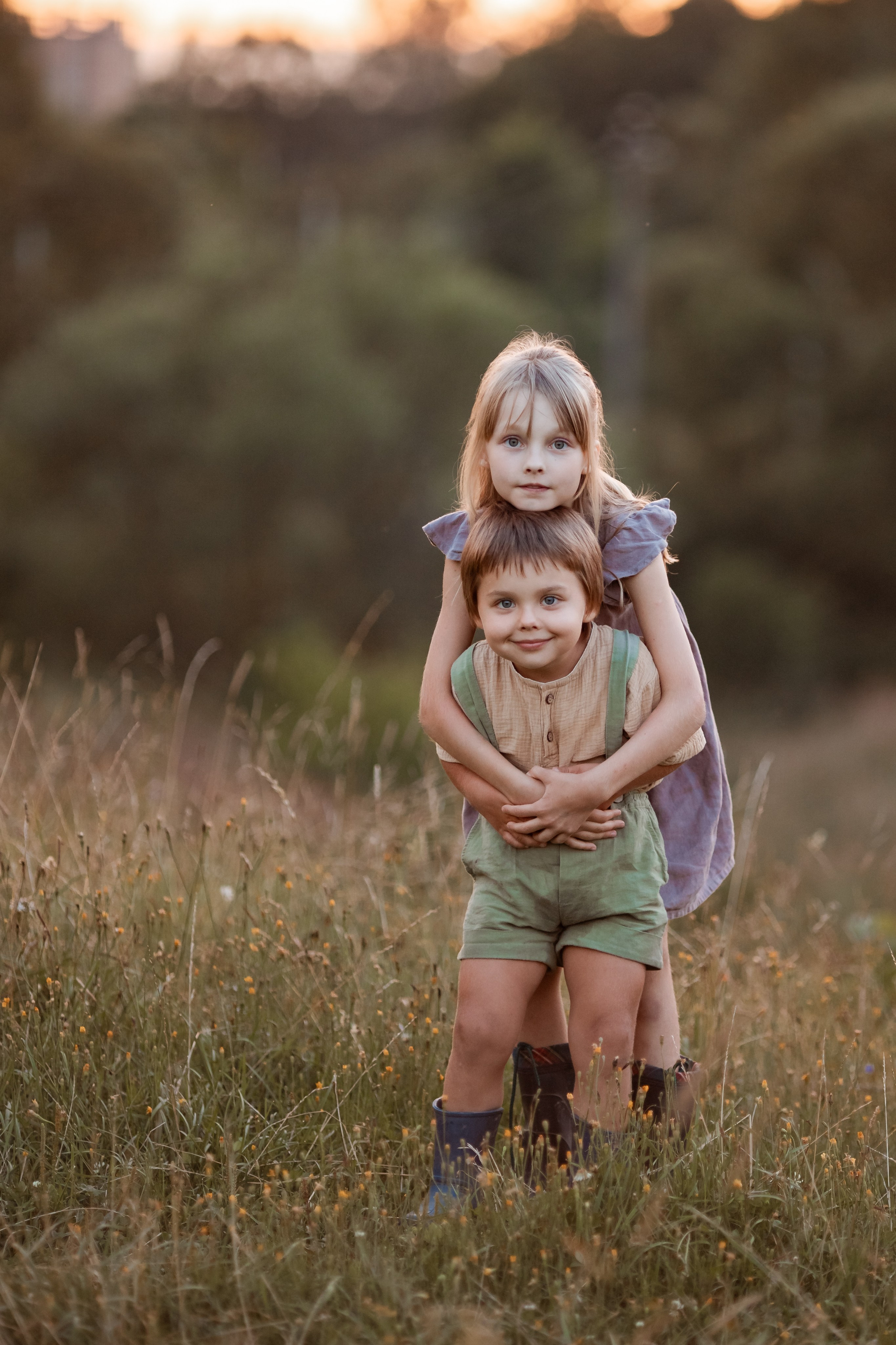 Детская фотосессия в полях | Надежда Воробьёва. Семейный и женский фотограф в Москве Надежда Воробьева