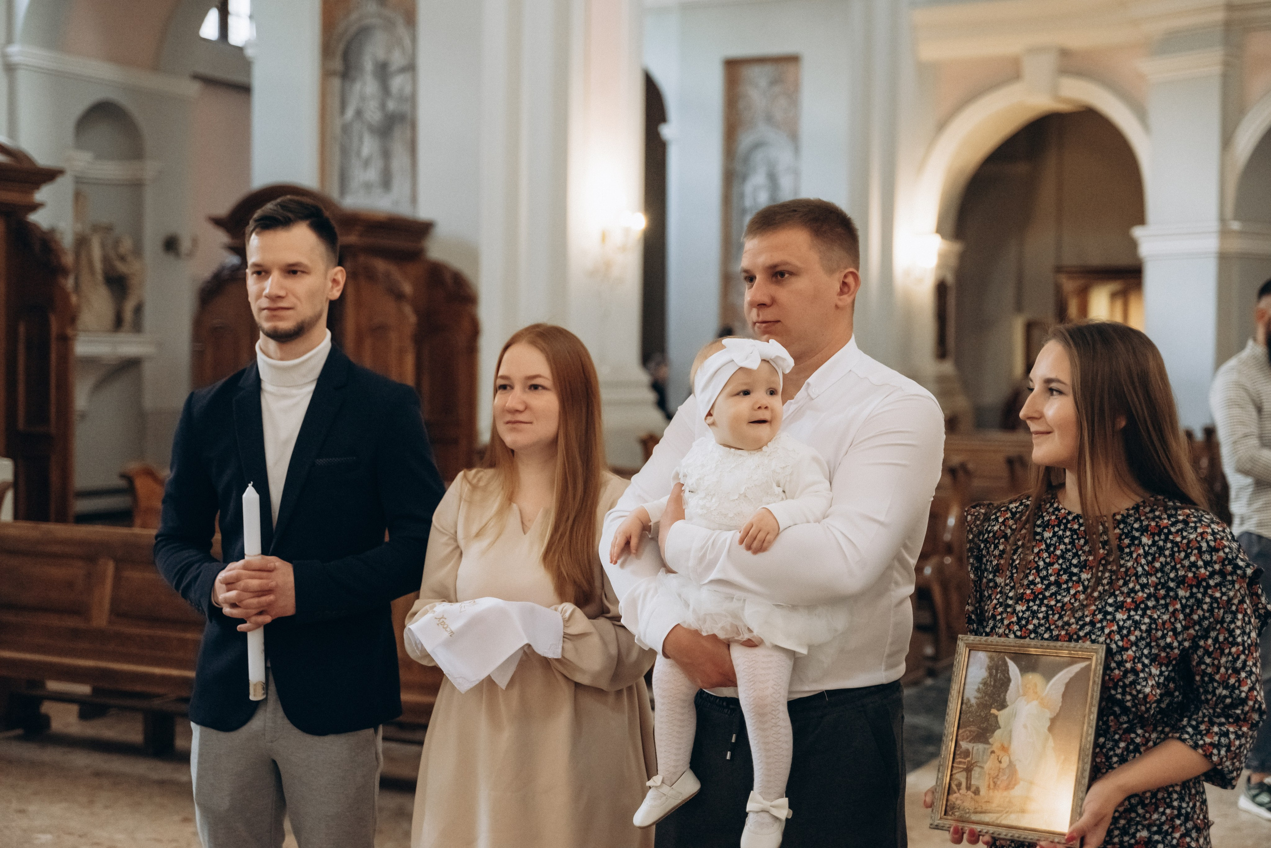 Крещение Ульяны (Белый костёл). Семейный фотограф в Минске Дарья Дреко
