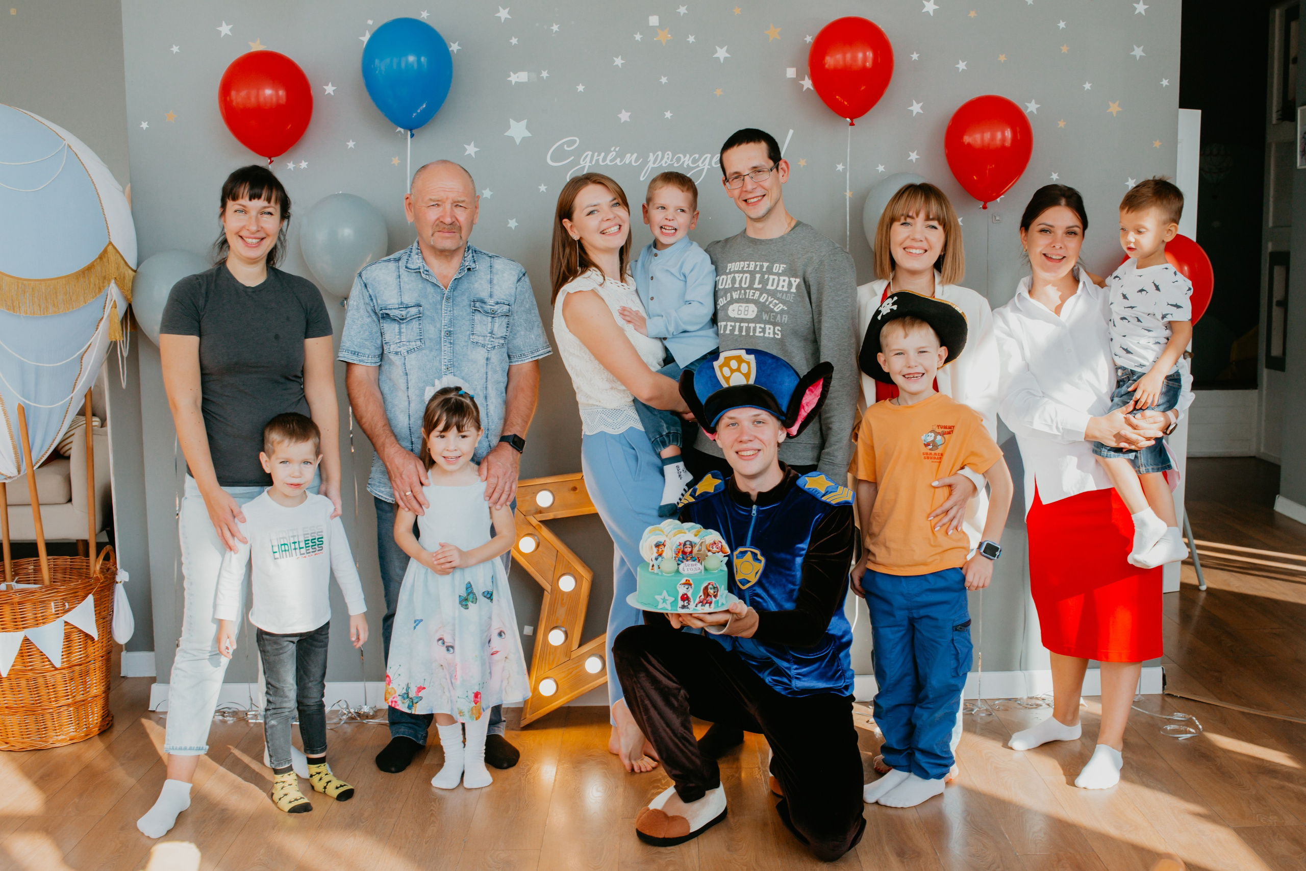 Детский день рождение. Лева 4 года. Фотограф в Челябинске Ополихина Анна