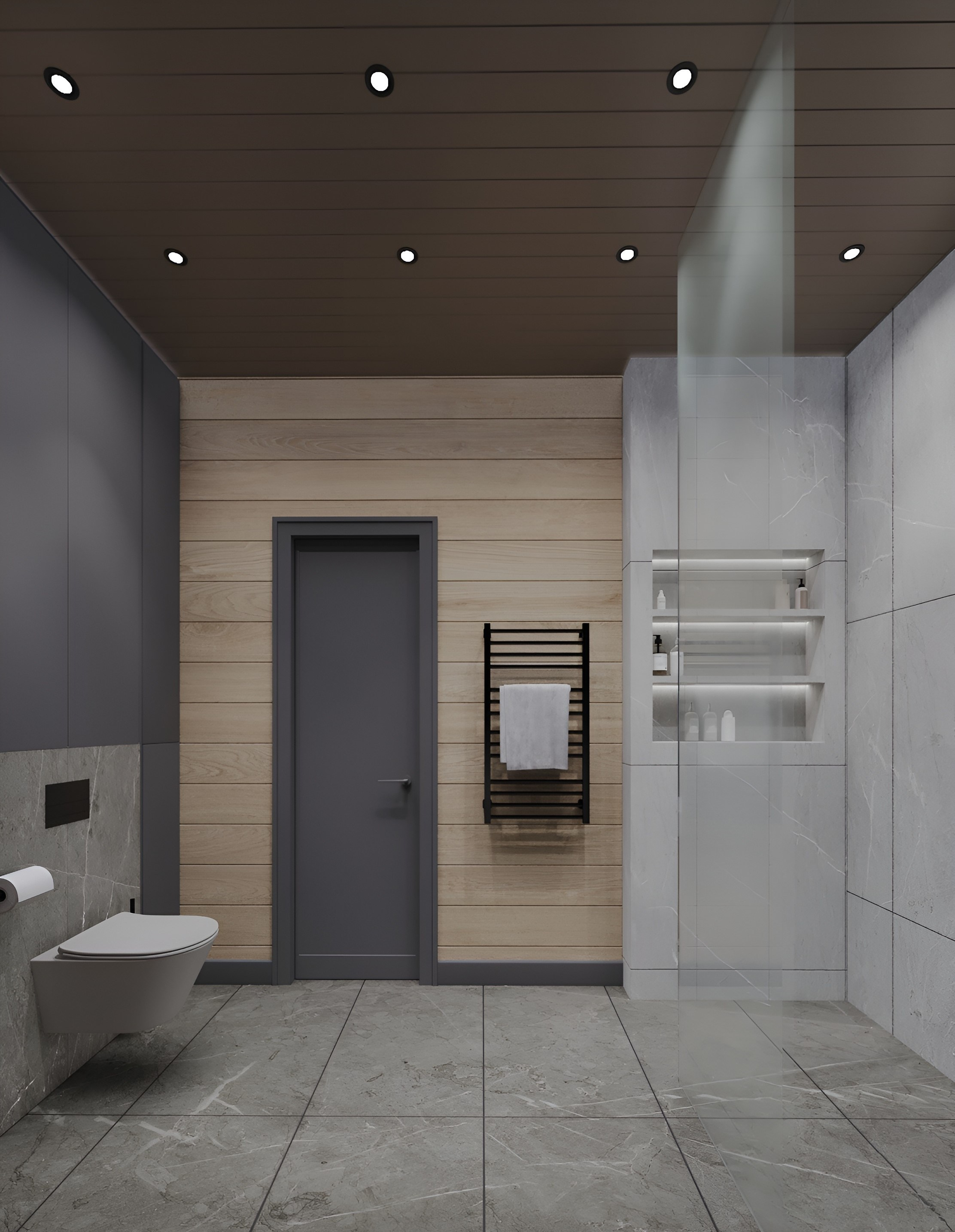 Сан узел. 3D Визуализация интерьеров жилых и коммерческих помещений