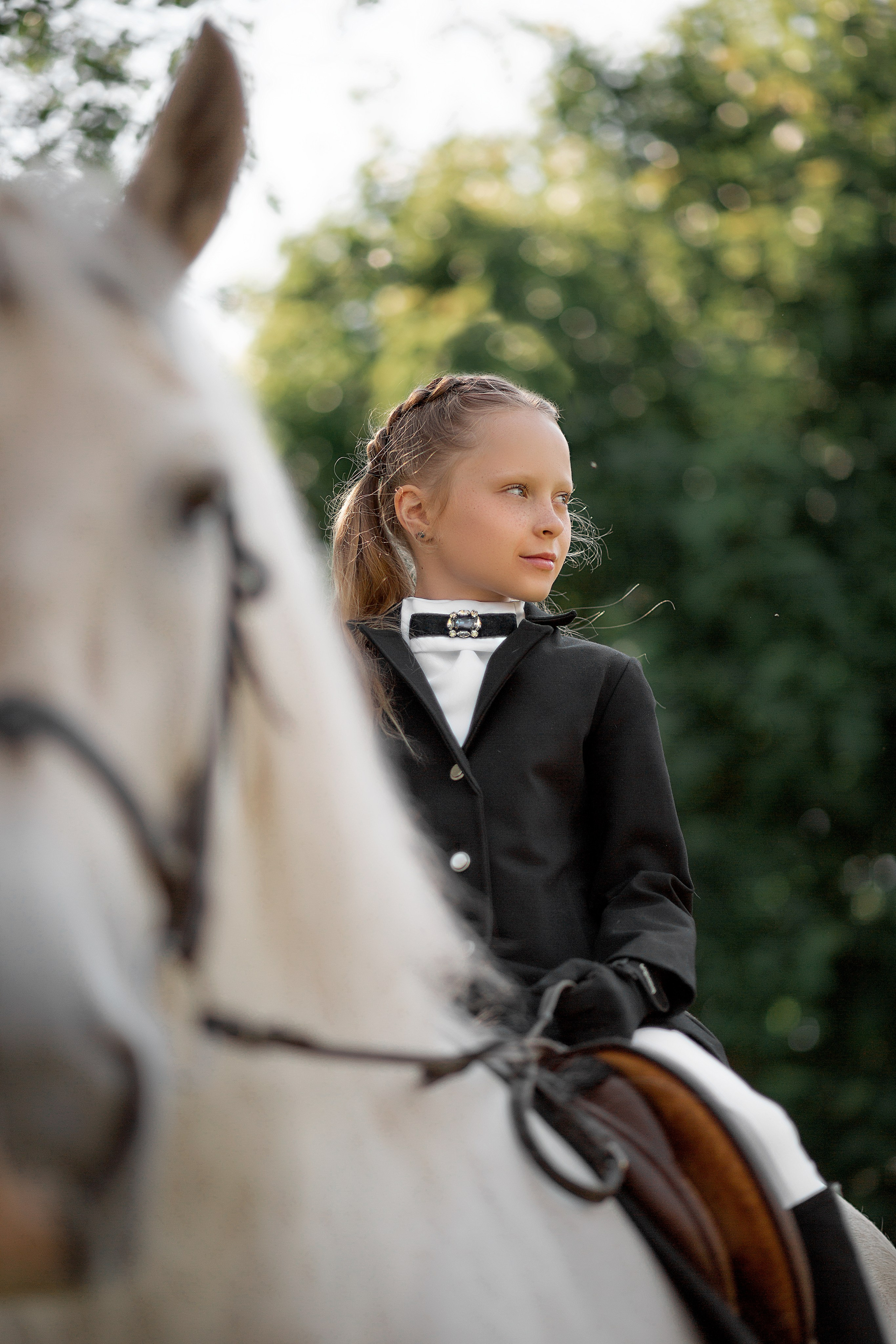 Мария и Воробей. Фотосессия с лошадьми в Нижнем Новгороде