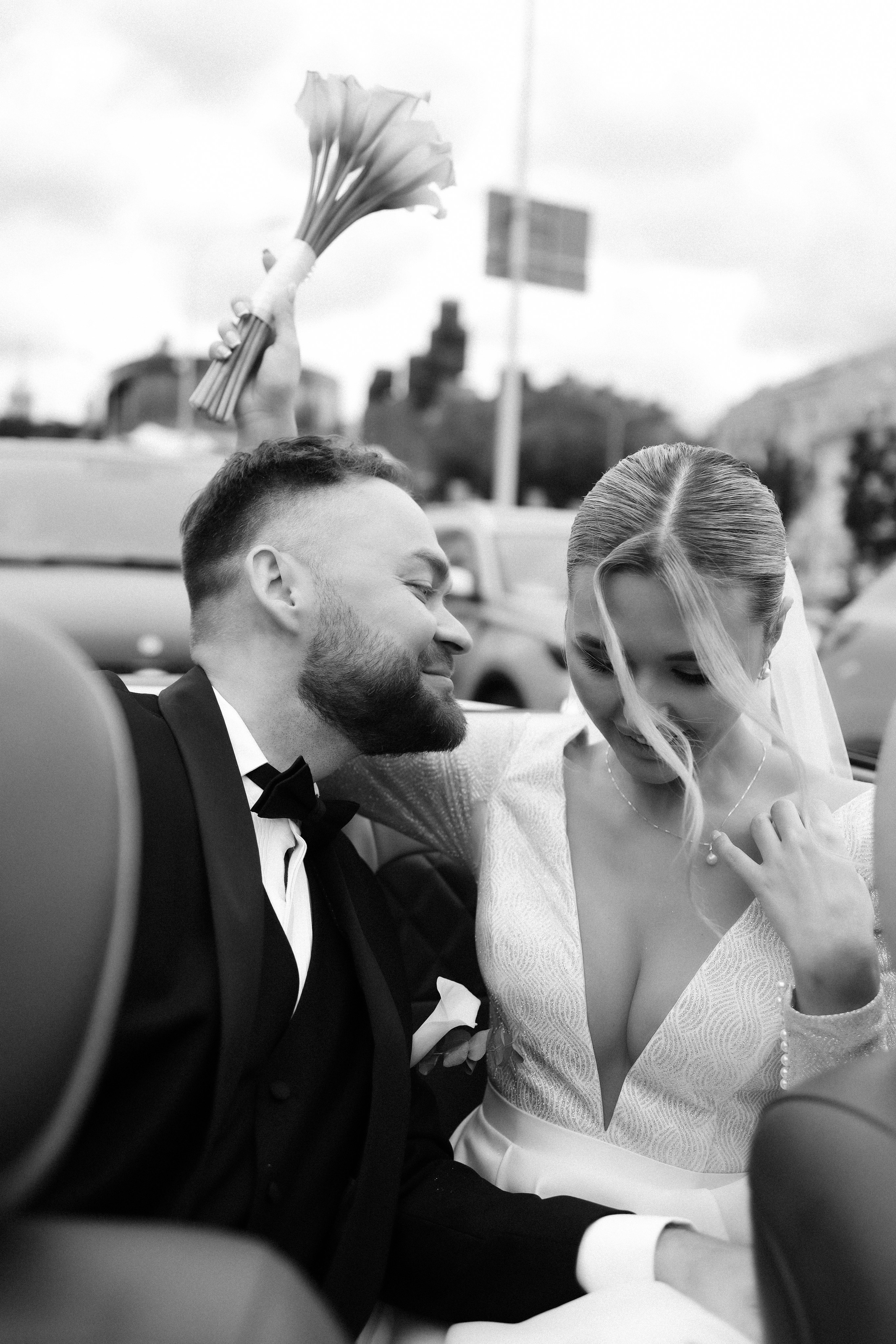 А. + Ю. Грибоедовский ЗАГС, прогулка на кабриолете. Семейный и lovestory фотограф в Москве Светлана Коняхина