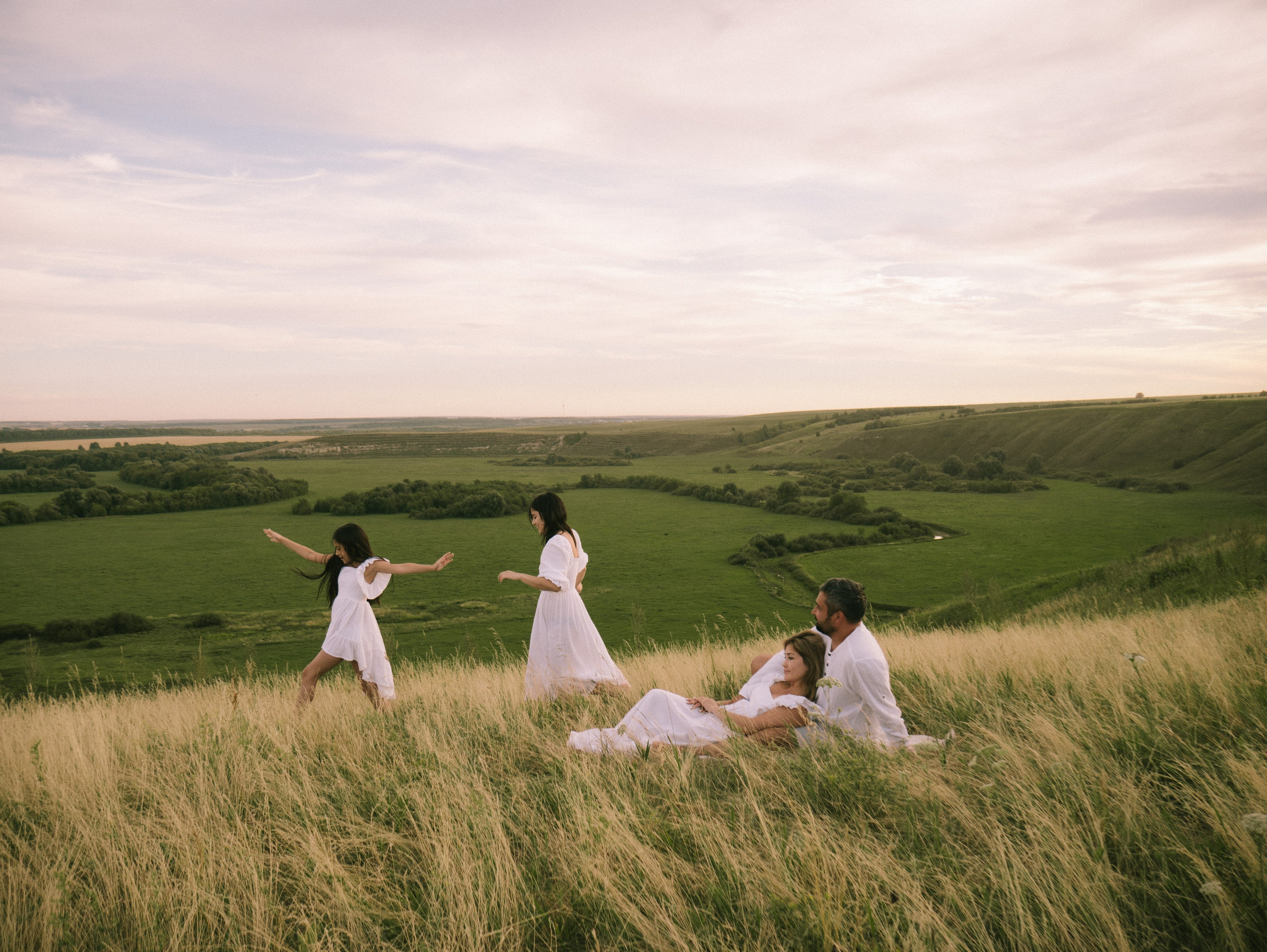 Семейная история на закате. Фотограф Нэля Хаматова