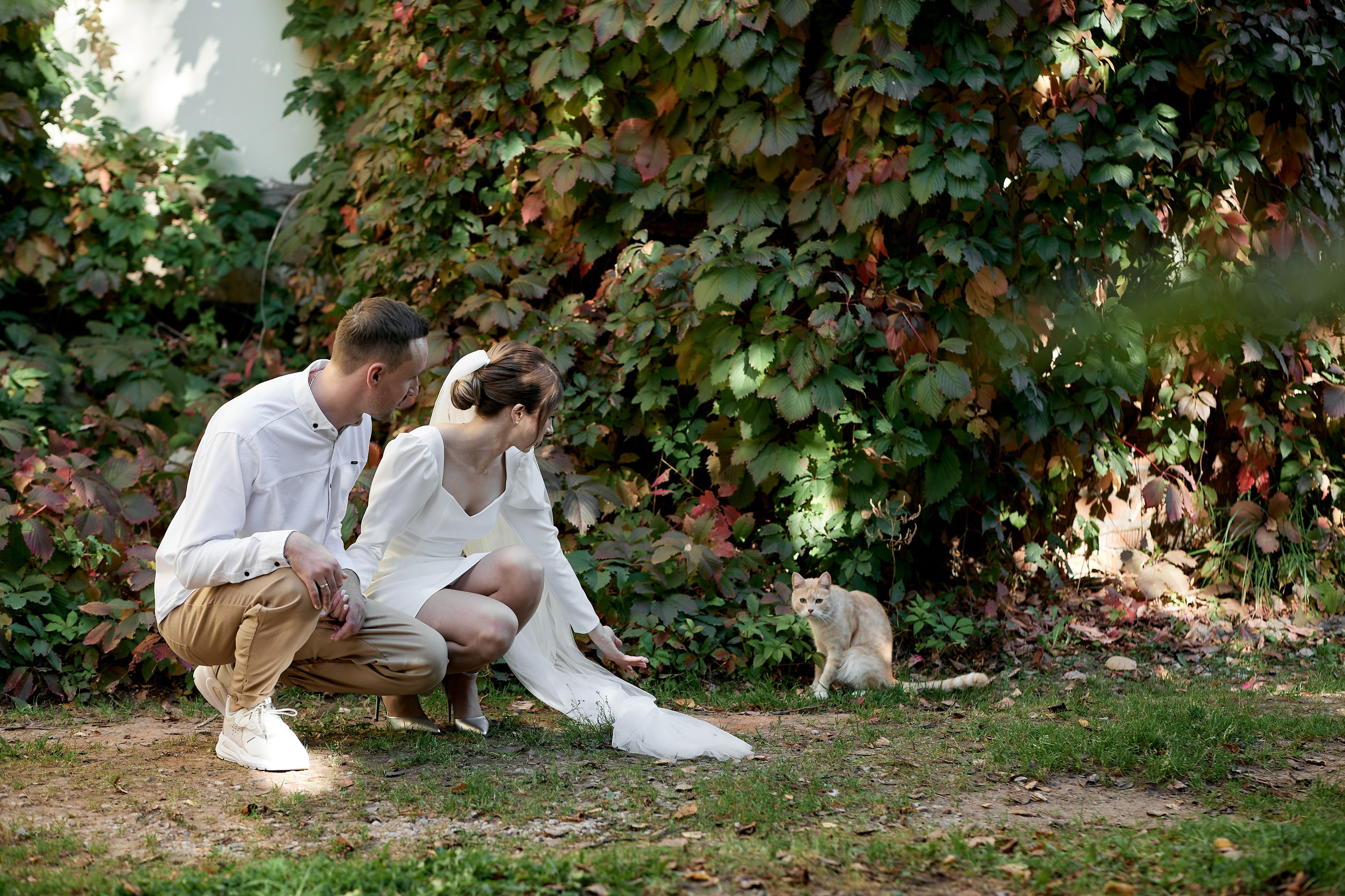 Осенняя прогулка с Ольгой и Владиславом. Свадебный фотограф Москва Калуга