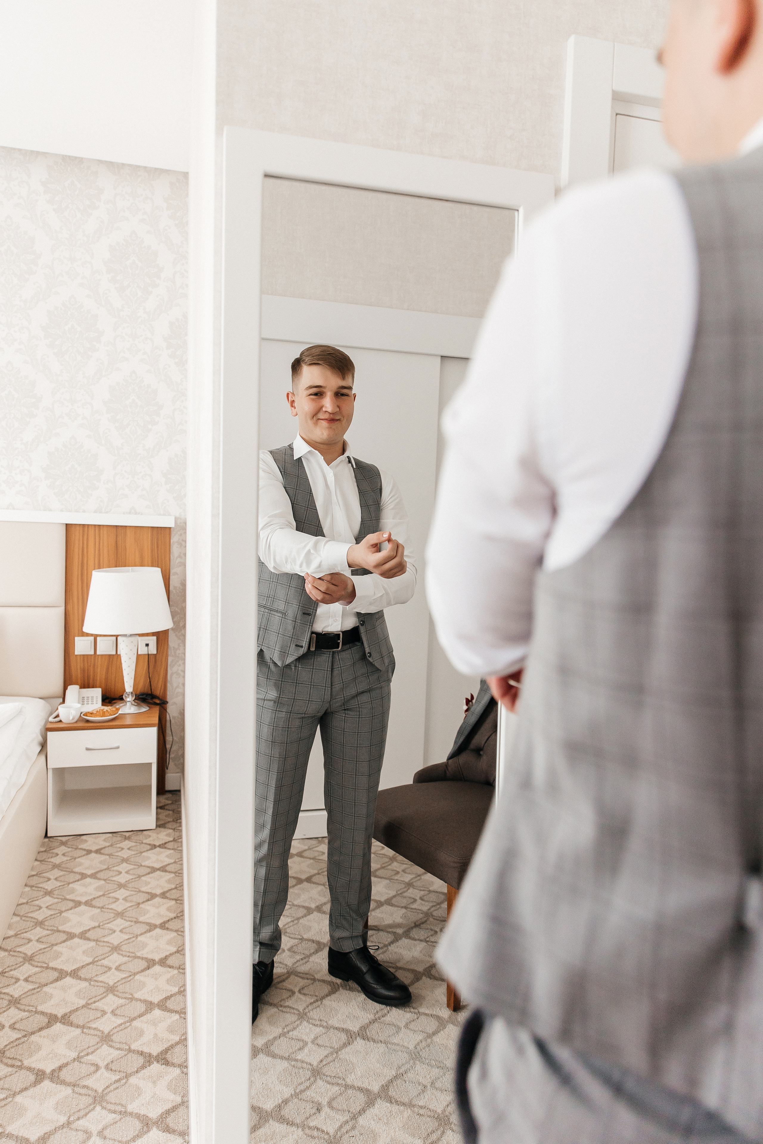 Анастасия и Никита (сборы + ЗАГС + прогулка). Фотограф в Москве Екатерина Потапова