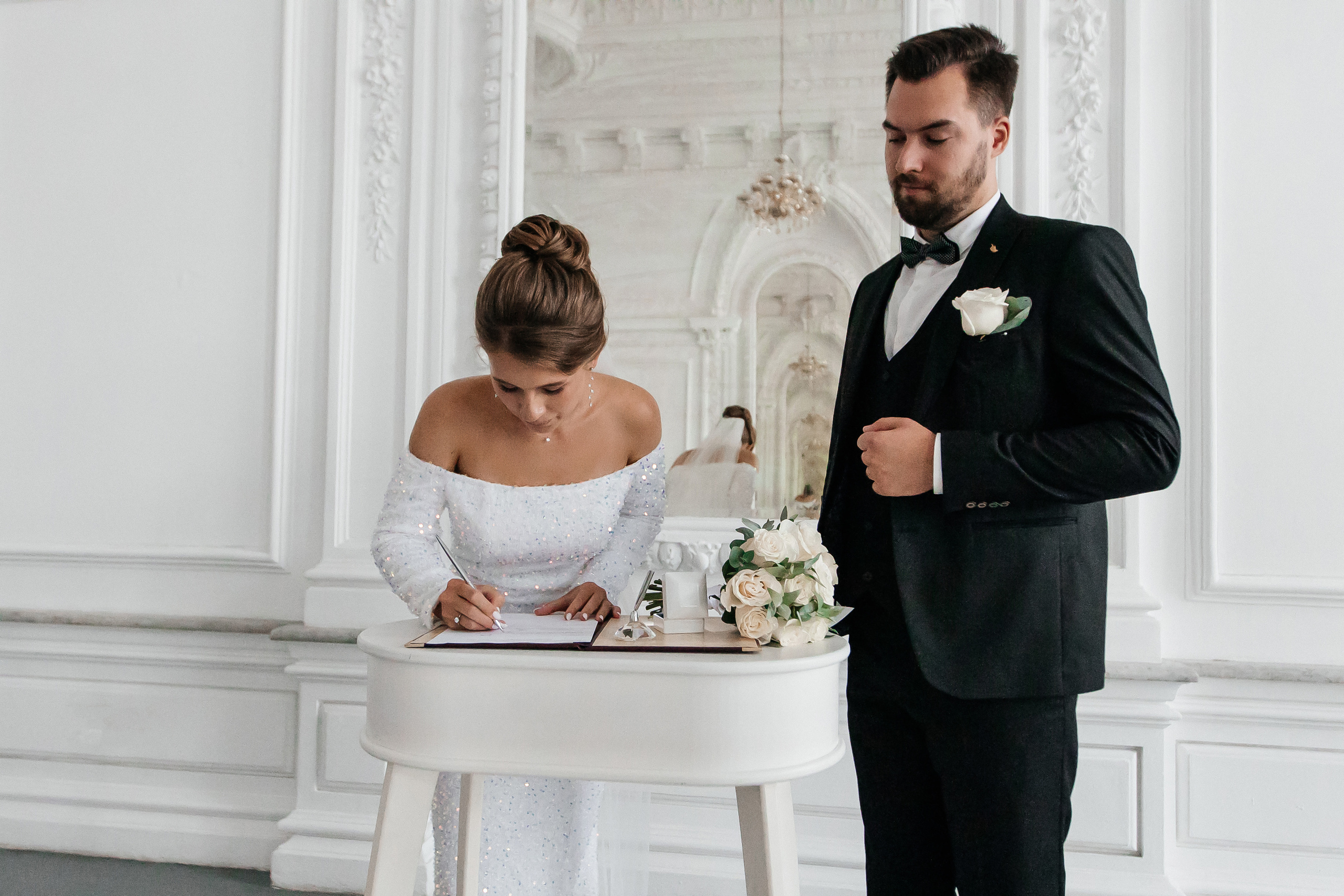 Анастасия и Максим (ЗАГС + прогулка). Фотограф в Москве Екатерина Потапова