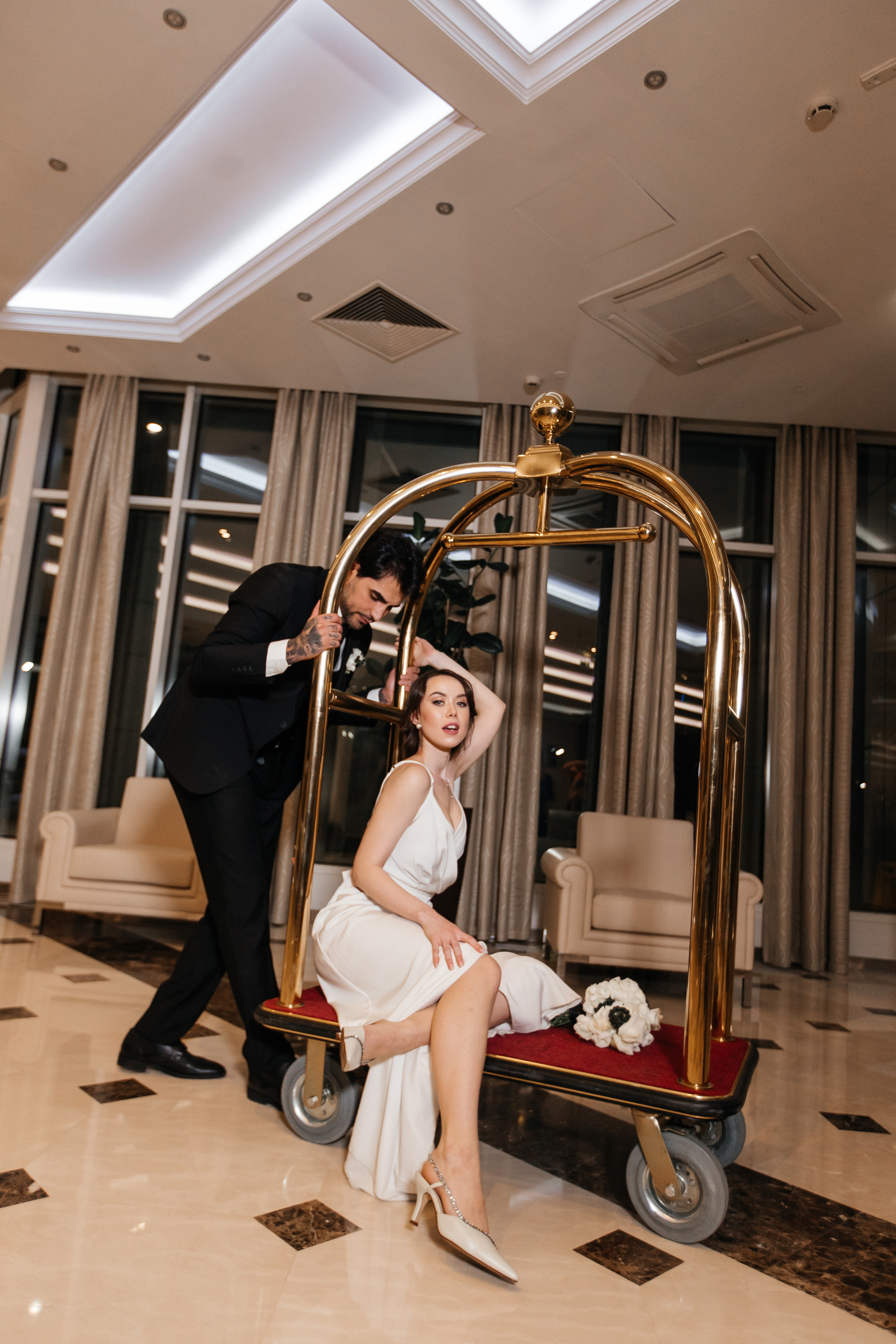 Кристина и Вейс (фотосессия в отеле). Фотограф в Москве Екатерина Потапова