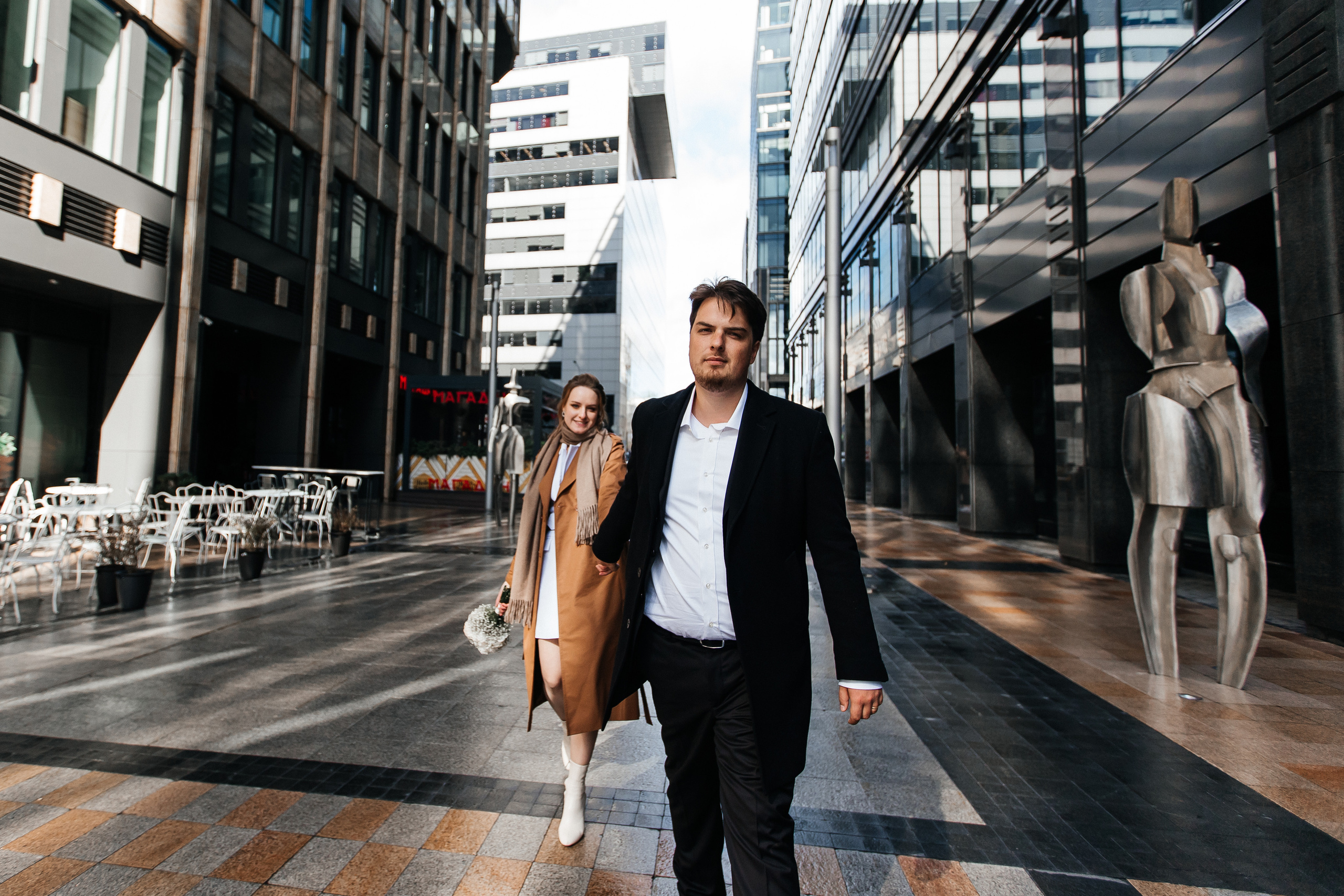 Ксения и Иван (ЗАГС + прогулка). Фотограф в Москве Екатерина Потапова