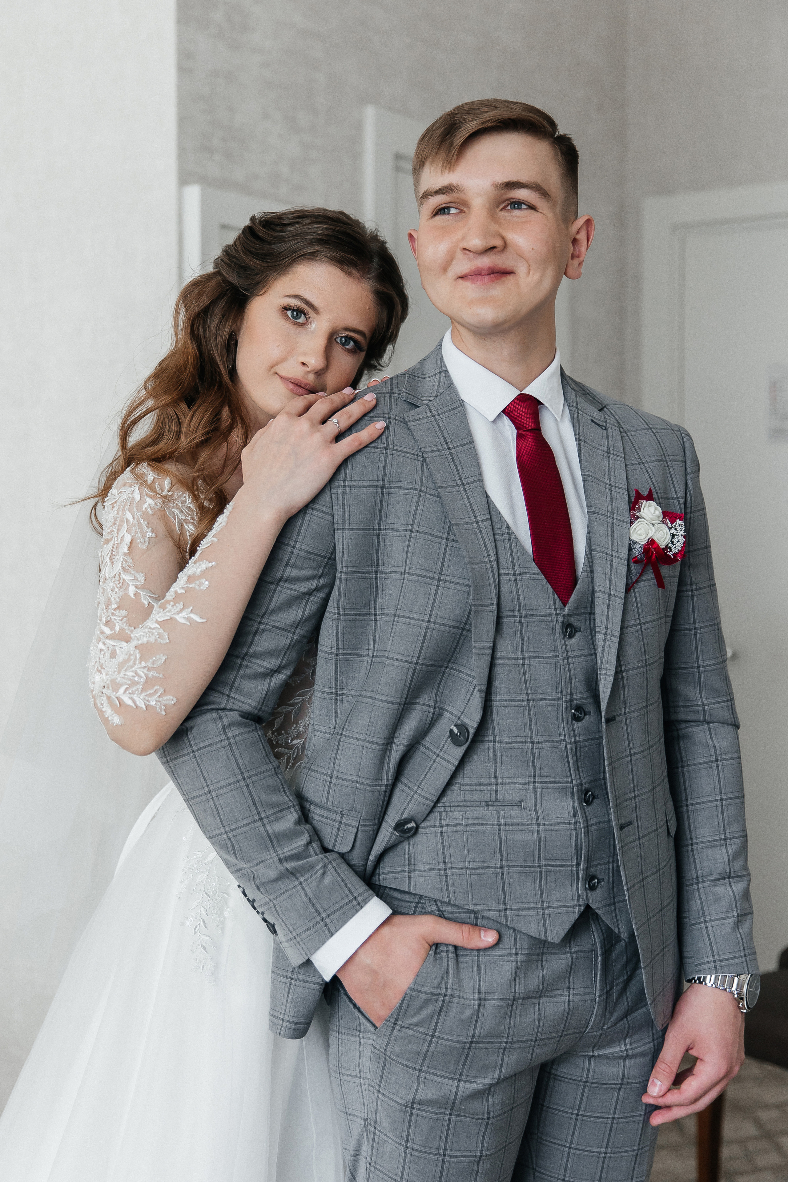 Анастасия и Никита (сборы + ЗАГС + прогулка). Фотограф в Москве Екатерина Потапова