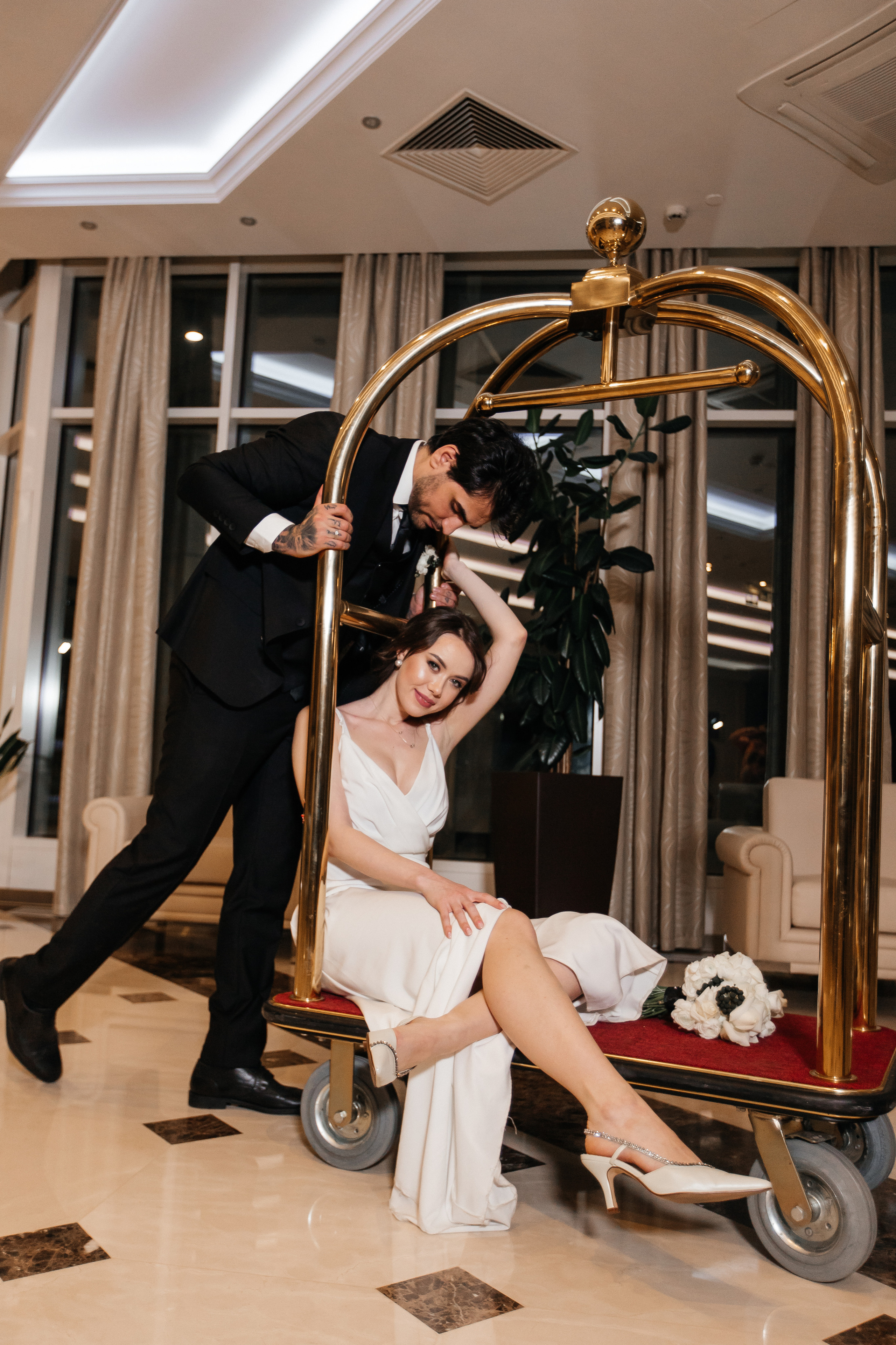 Кристина и Вейс (фотосессия в отеле). Фотограф в Москве Екатерина Потапова