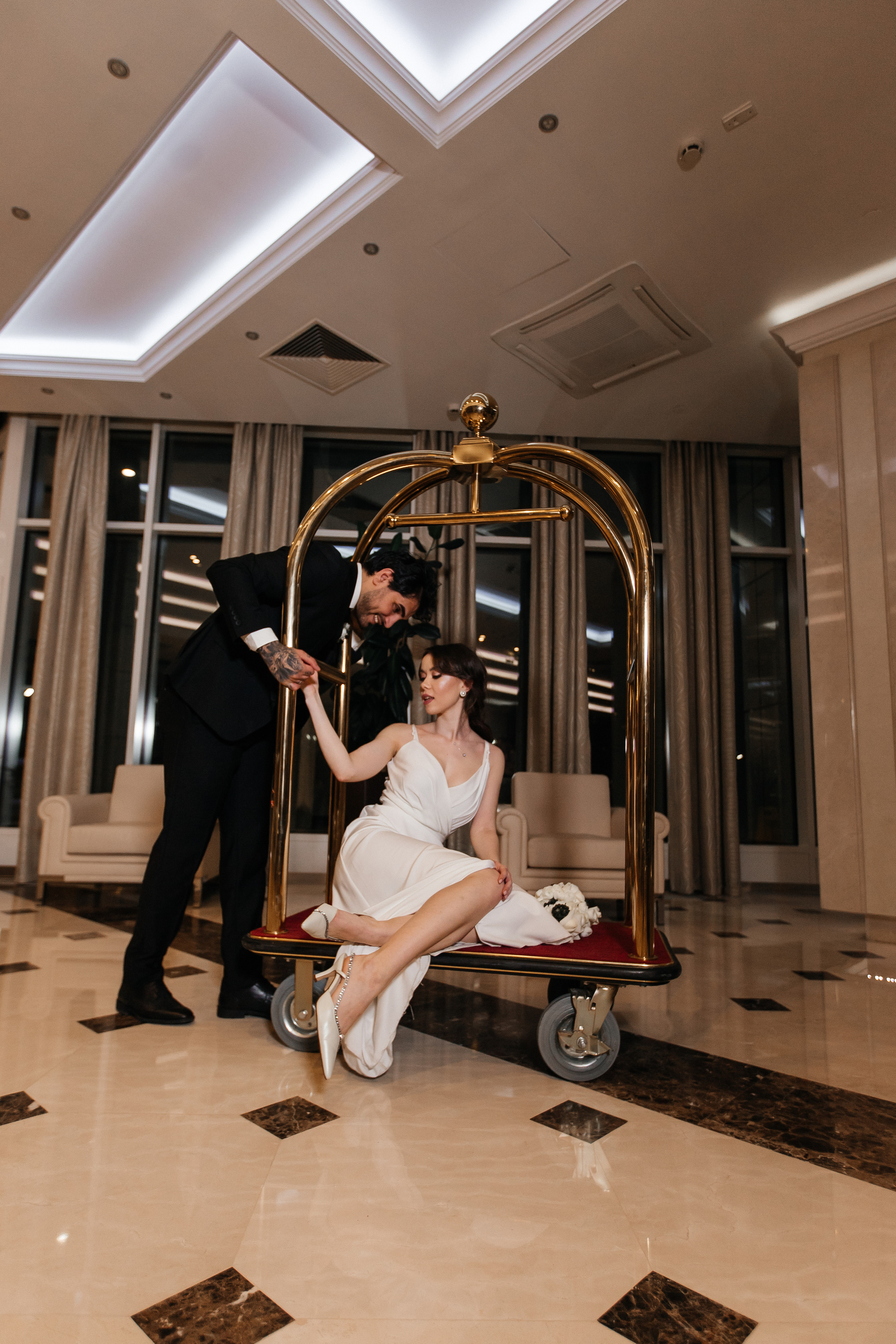 Кристина и Вейс (фотосессия в отеле). Фотограф в Москве Екатерина Потапова