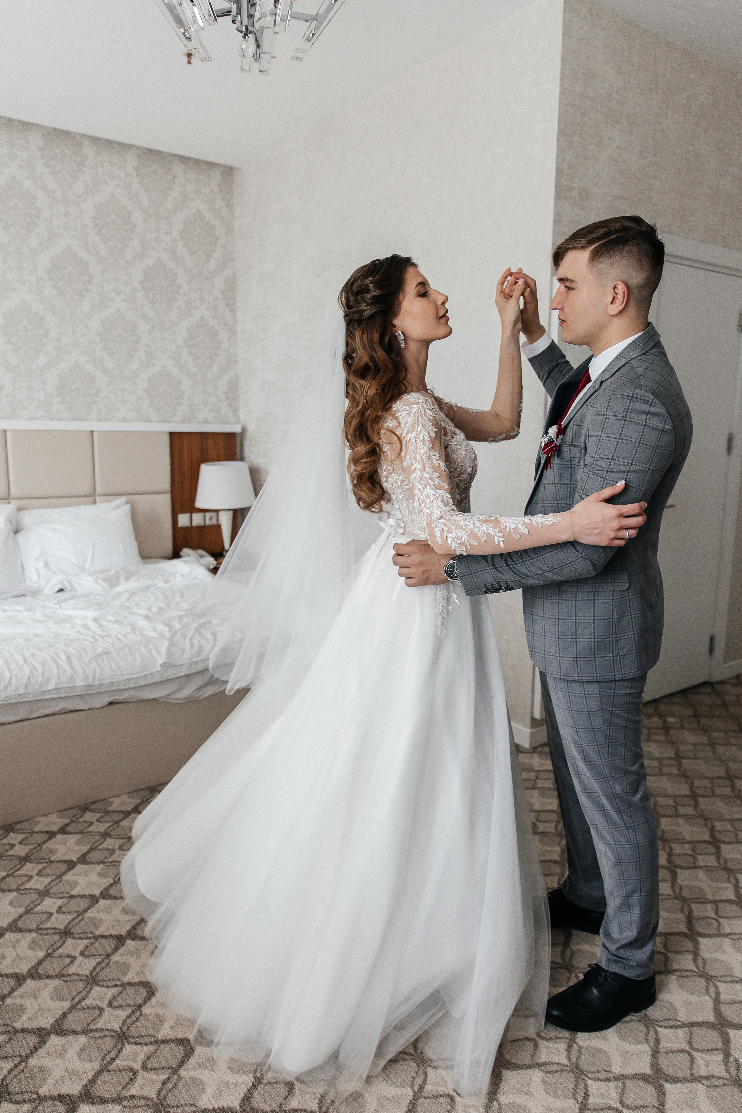 Анастасия и Никита (сборы + ЗАГС + прогулка). Фотограф в Москве Екатерина Потапова