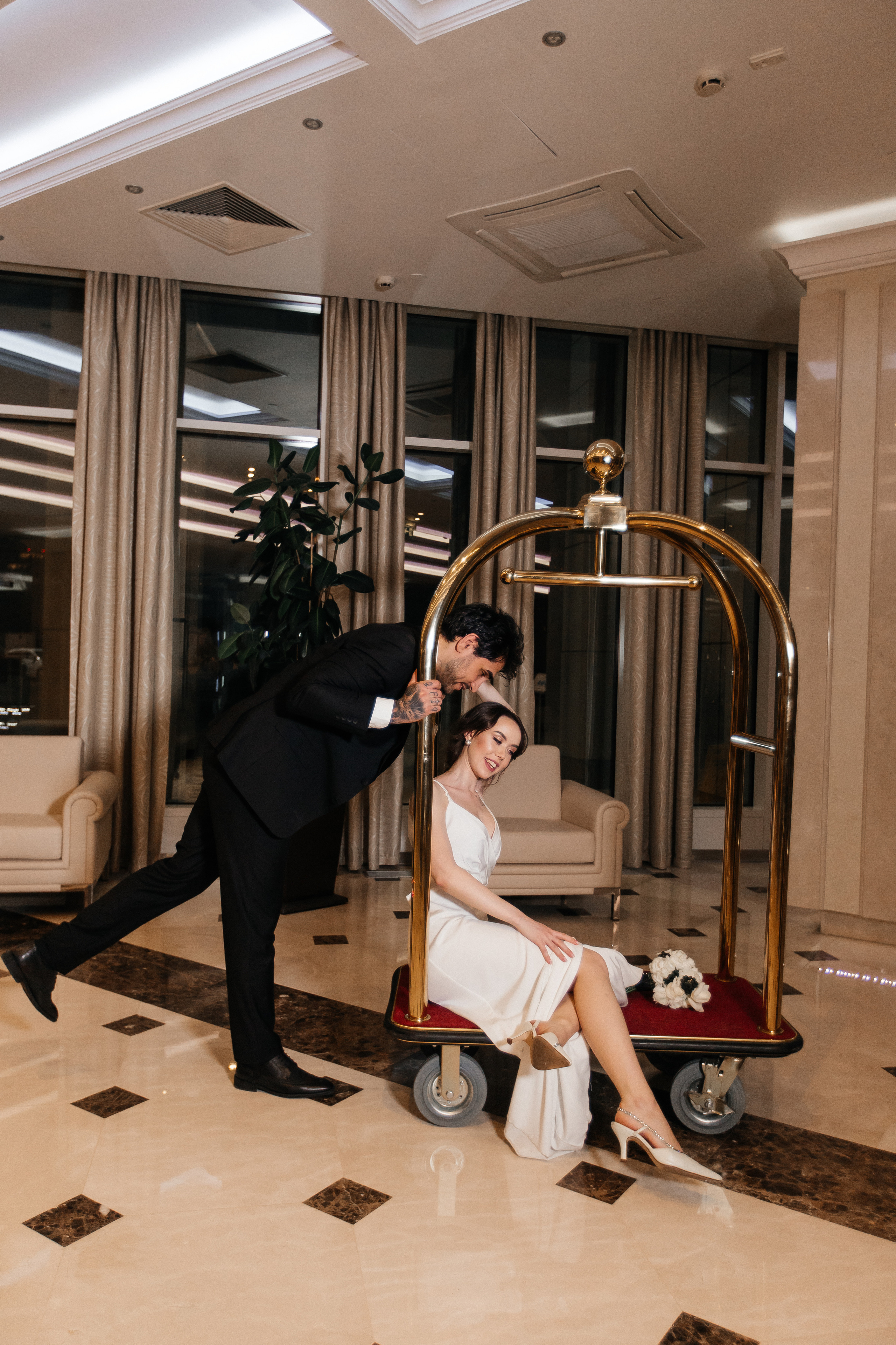 Кристина и Вейс (фотосессия в отеле). Фотограф в Москве Екатерина Потапова