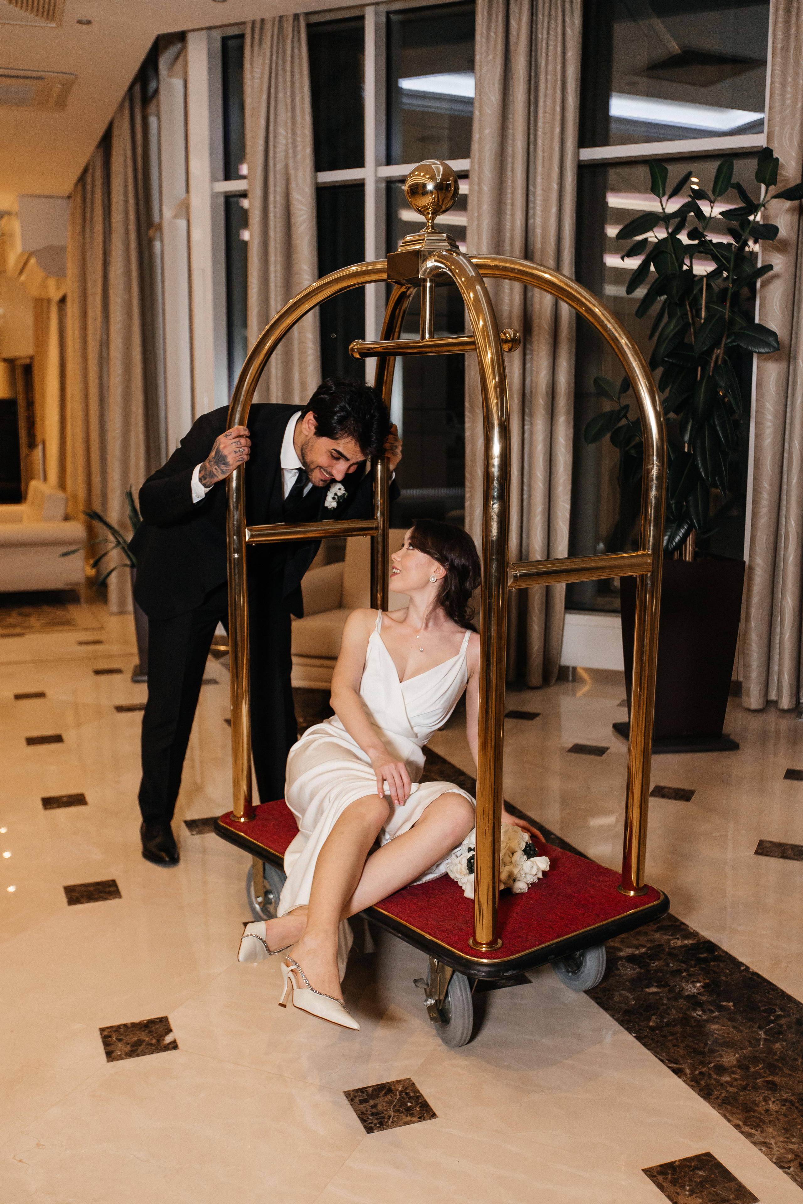 Кристина и Вейс (фотосессия в отеле). Фотограф в Москве Екатерина Потапова