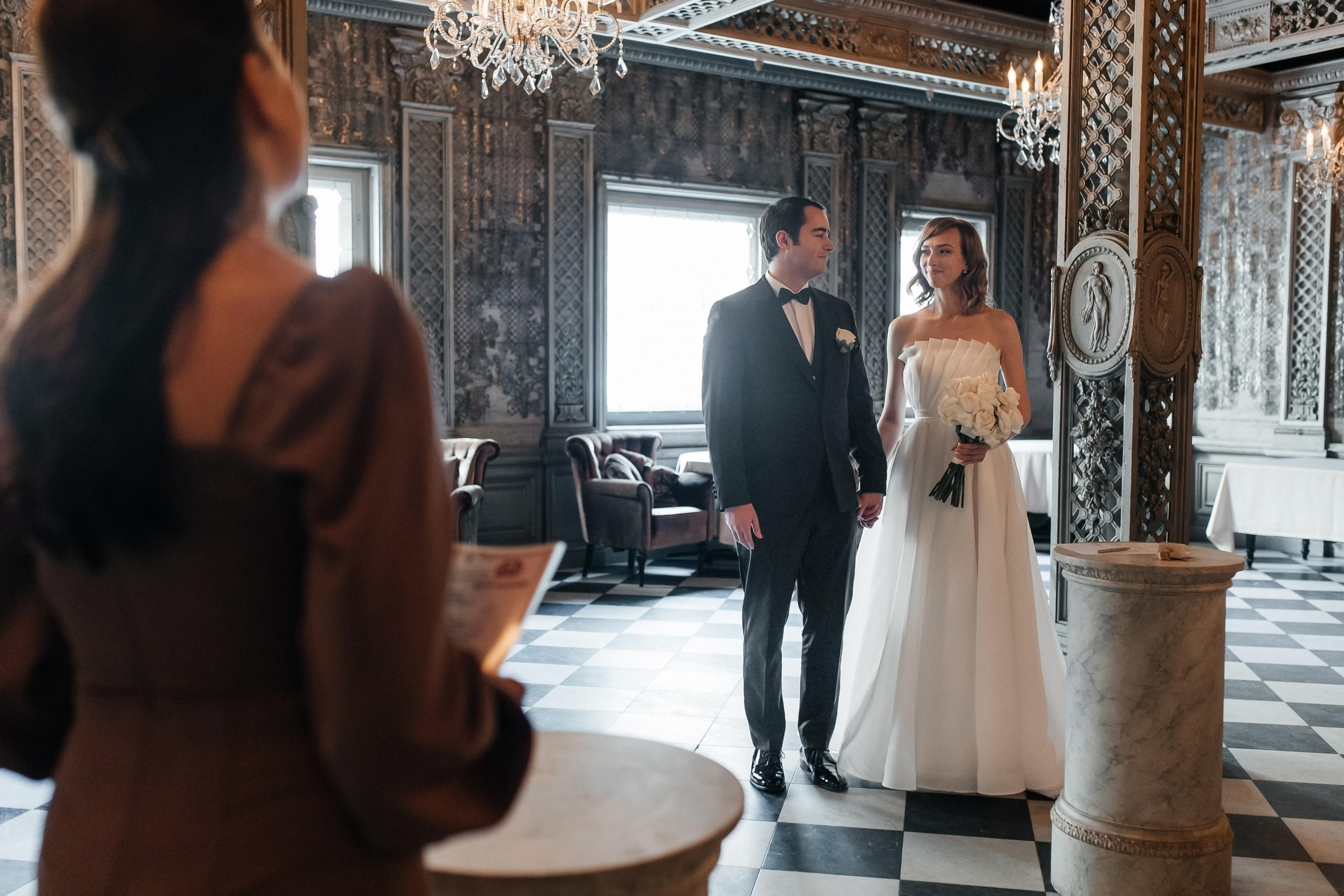 Елена и Йоханнес (ЗАГС + фотостудия). Фотограф в Москве Екатерина Потапова