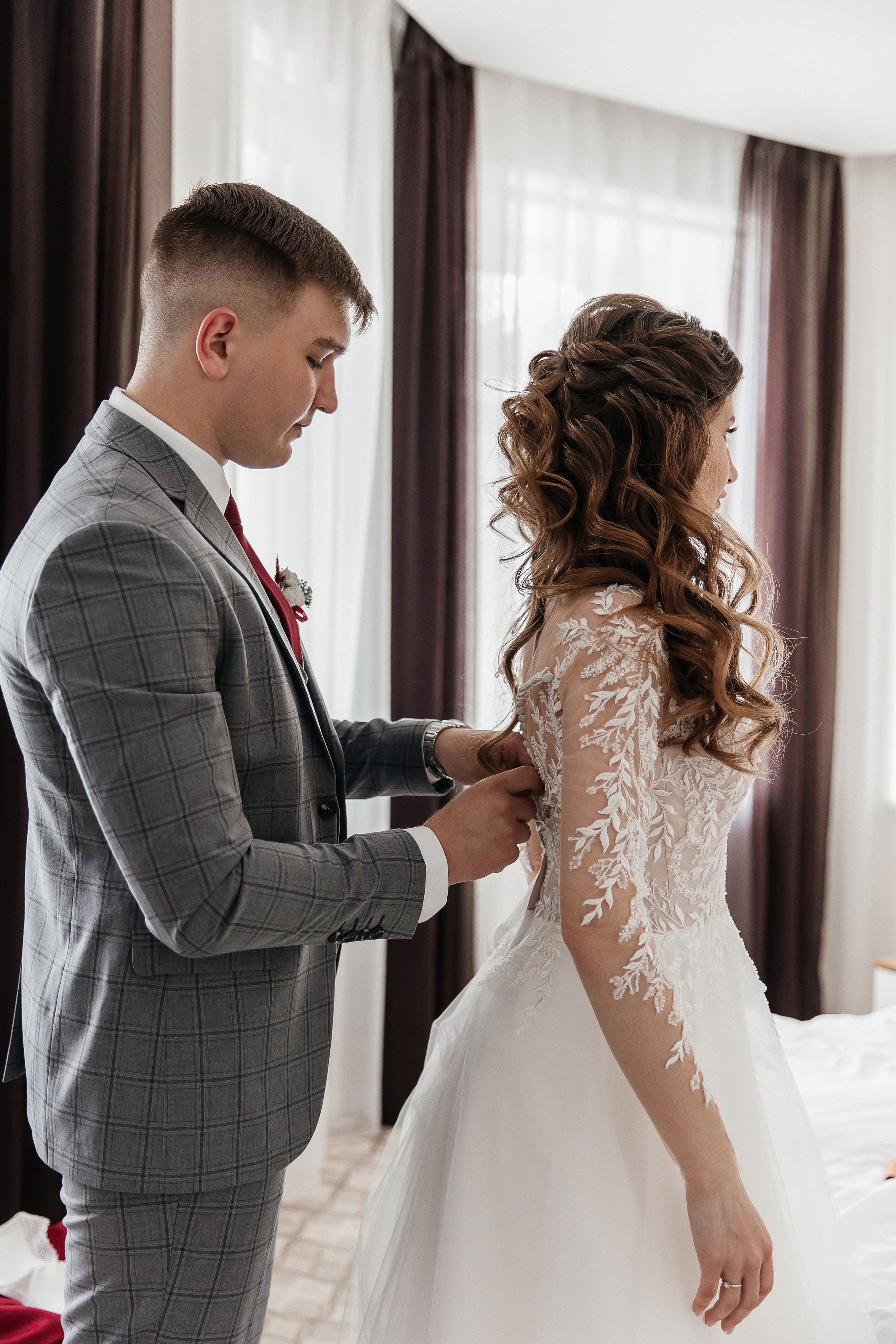 Анастасия и Никита (сборы + ЗАГС + прогулка). Фотограф в Москве Екатерина Потапова