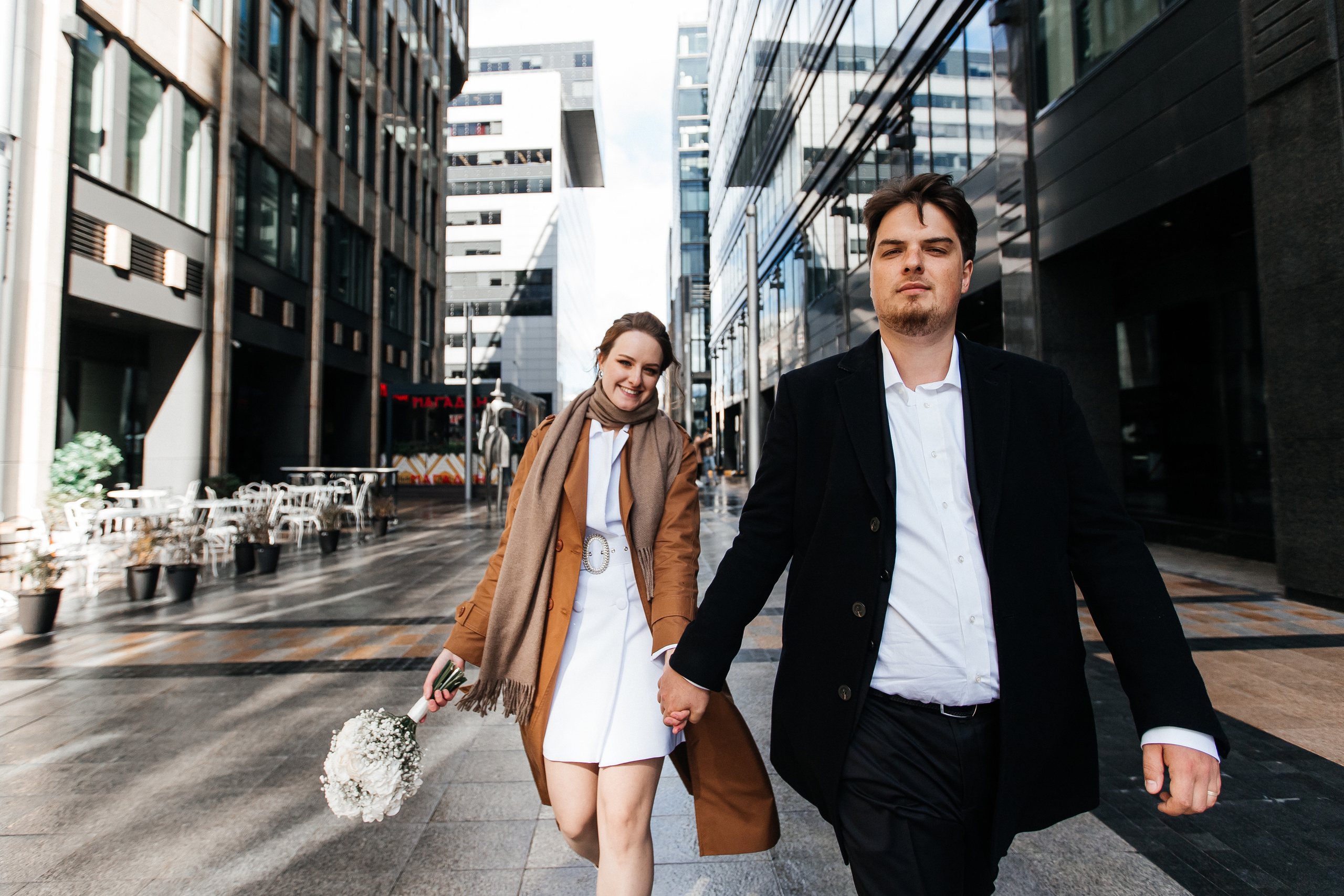 Ксения и Иван (ЗАГС + прогулка). Фотограф в Москве Екатерина Потапова