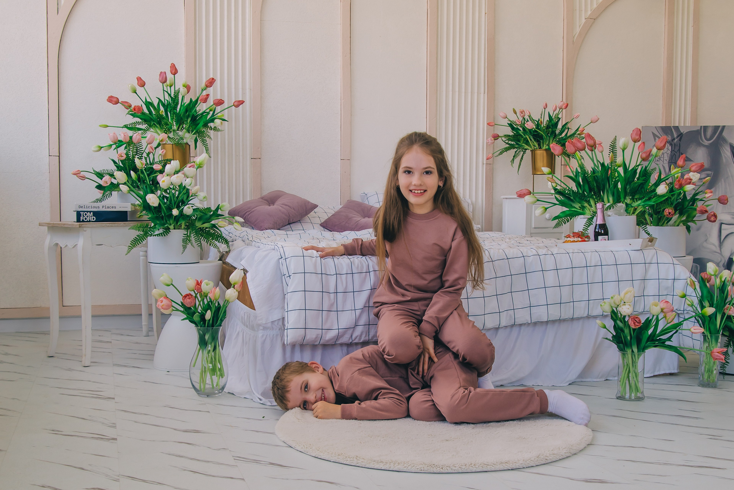 Семья с 2-мя детьми. Семейный, детский фотограф в Минске Вероника Гапоненко