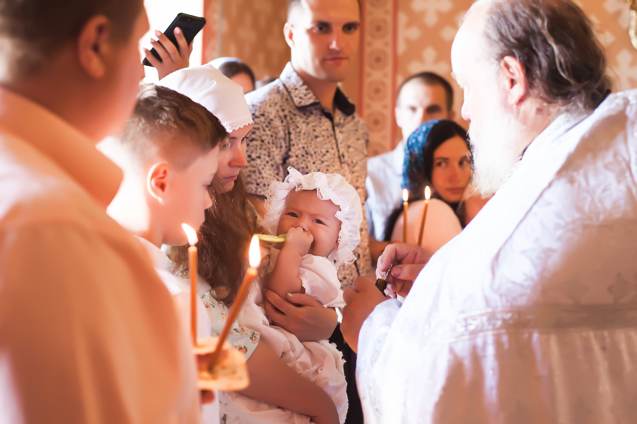 Крещение Арины. Фотограф новорожденных в Брянске Анжелика Прохоренкова