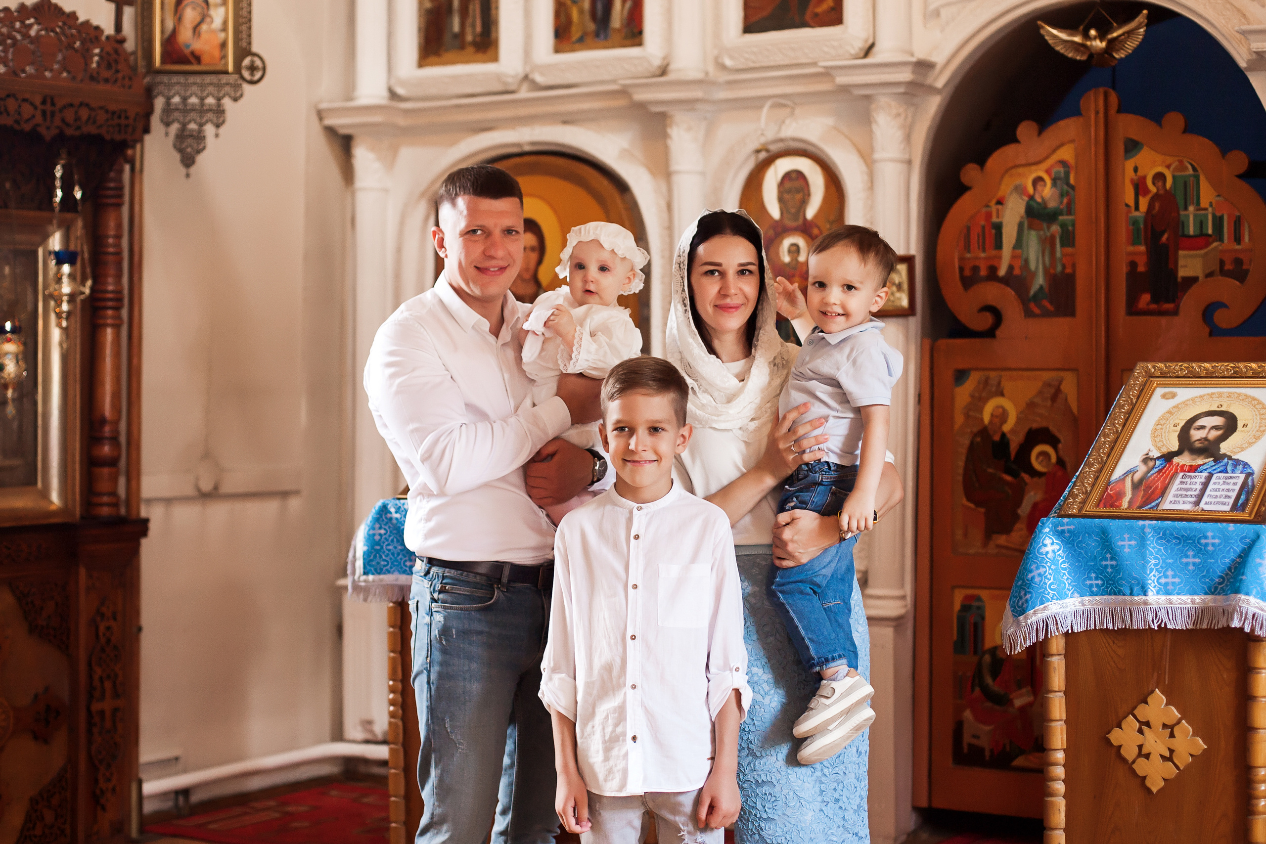 Крещение. Фотограф новорожденных в Брянске Анжелика Прохоренкова