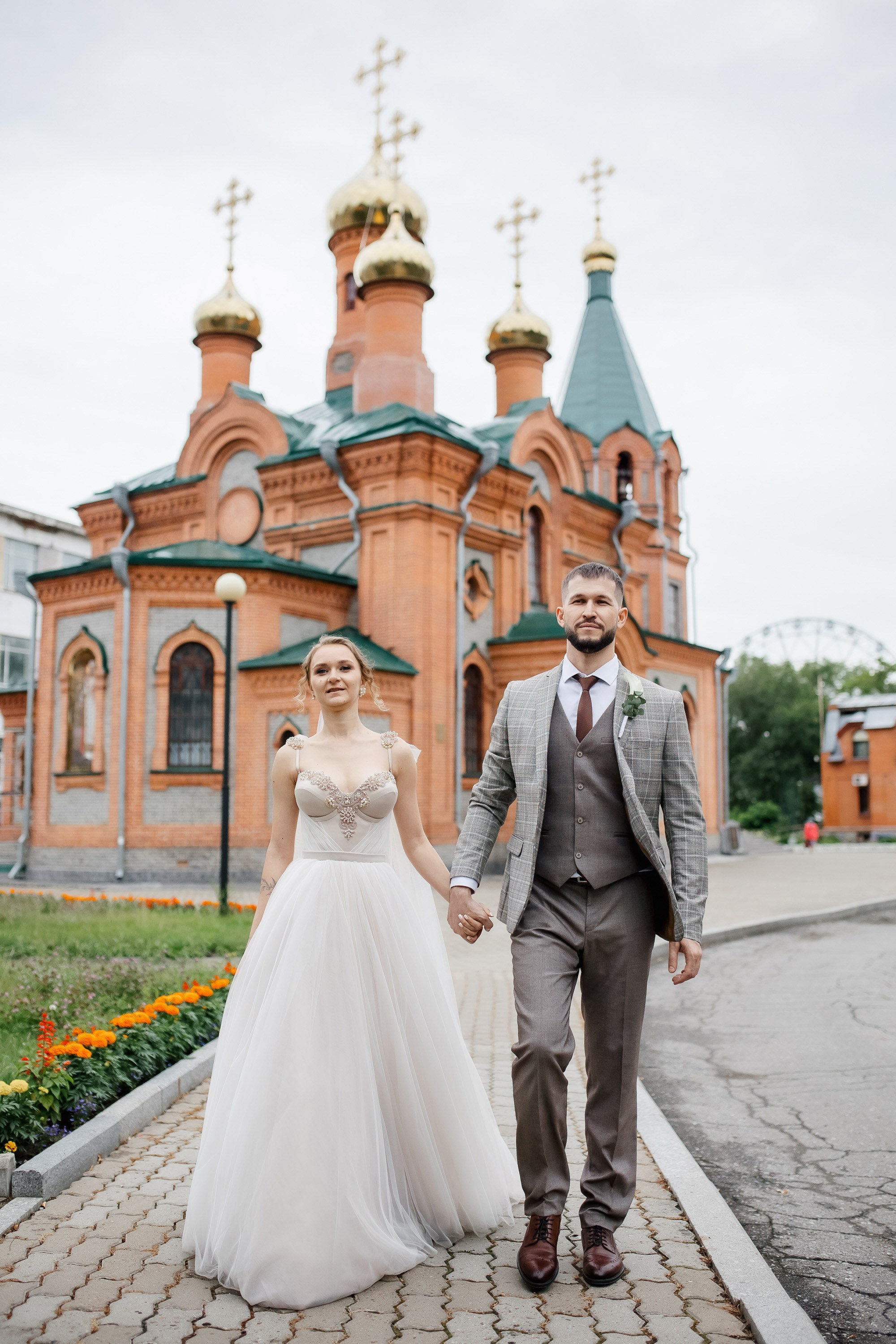 Степан и Ульяна. Утро. Загс. Прогулка. Дождь и солнце. Свадебный фотограф в Хабаровске
