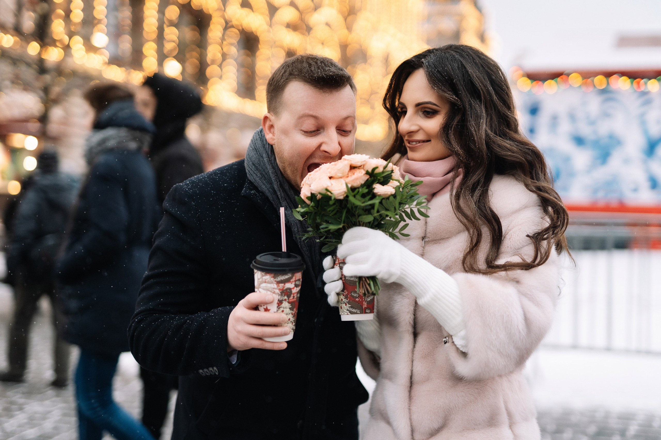 Свадебная фотосессия Лилии и Романа, прогулка в центре Москвы. Свадебный фотограф в Тамбове Павел Четвертков