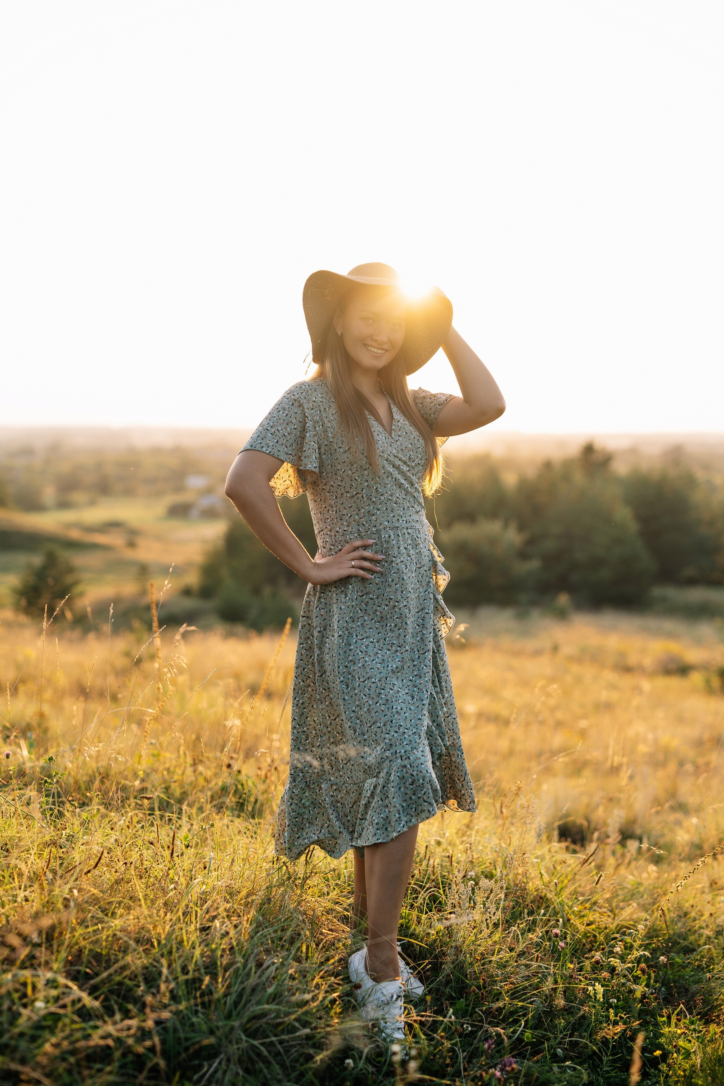 Фотосессия на закате на фоне природы для Инны и Максима. Свадебный фотограф в Тамбове Павел Четвертков